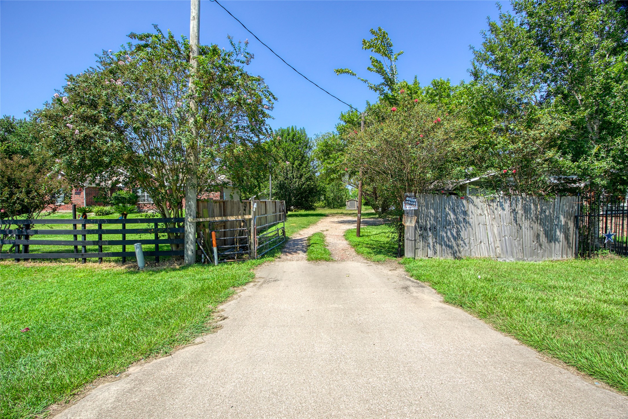 Property driveway