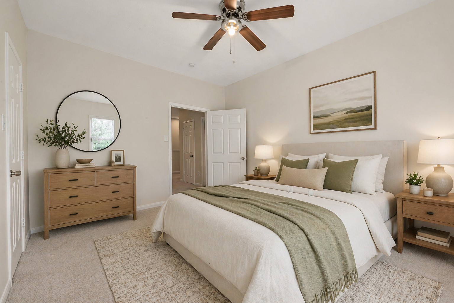 Virtually Staged- Bedroom