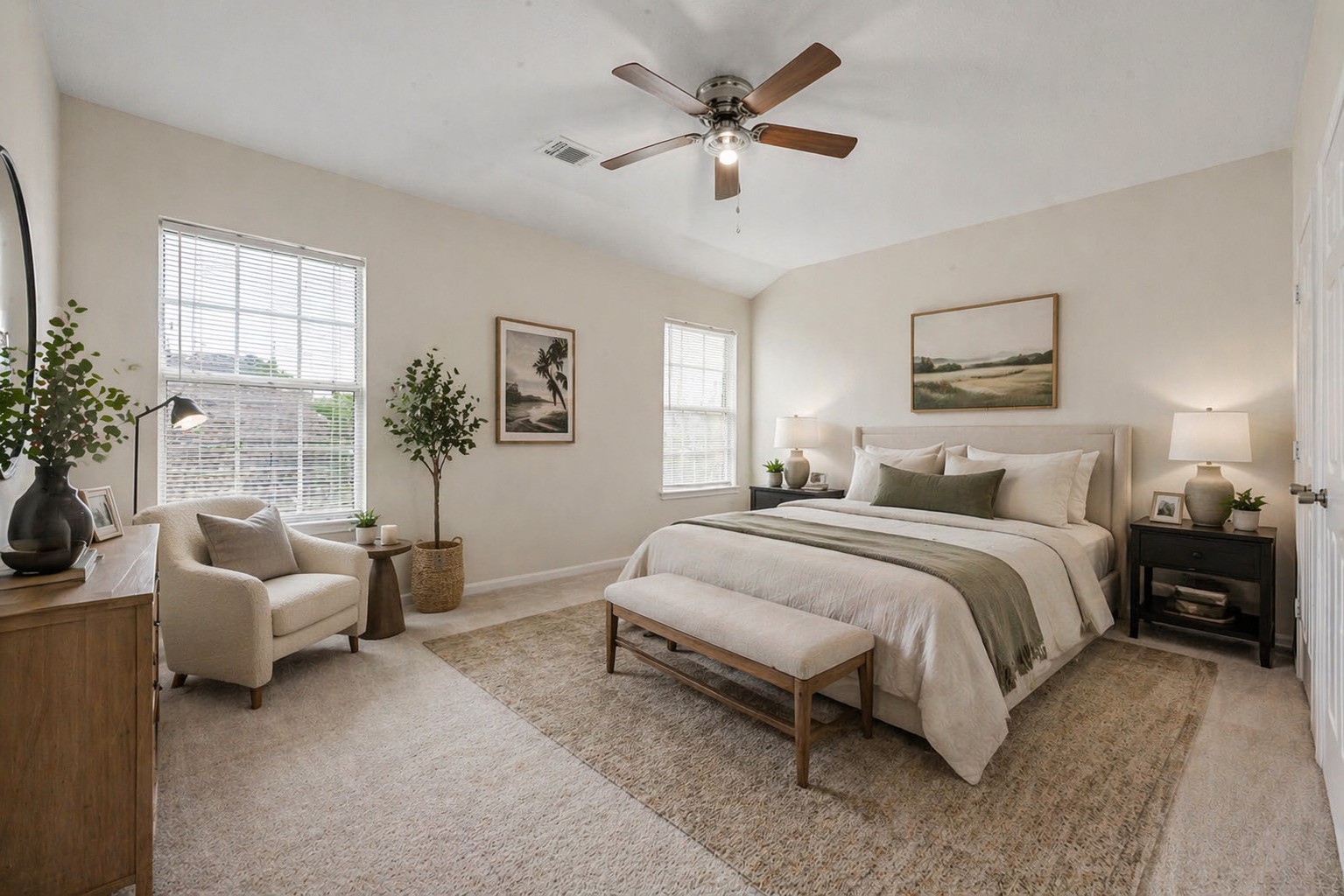 Virtually Staged- Bedroom
