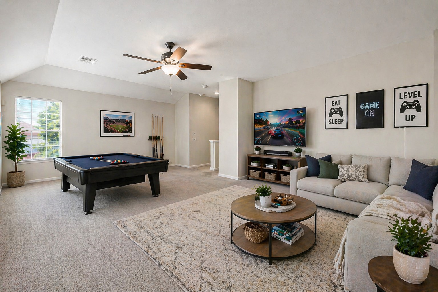 Virtually Staged- Game room