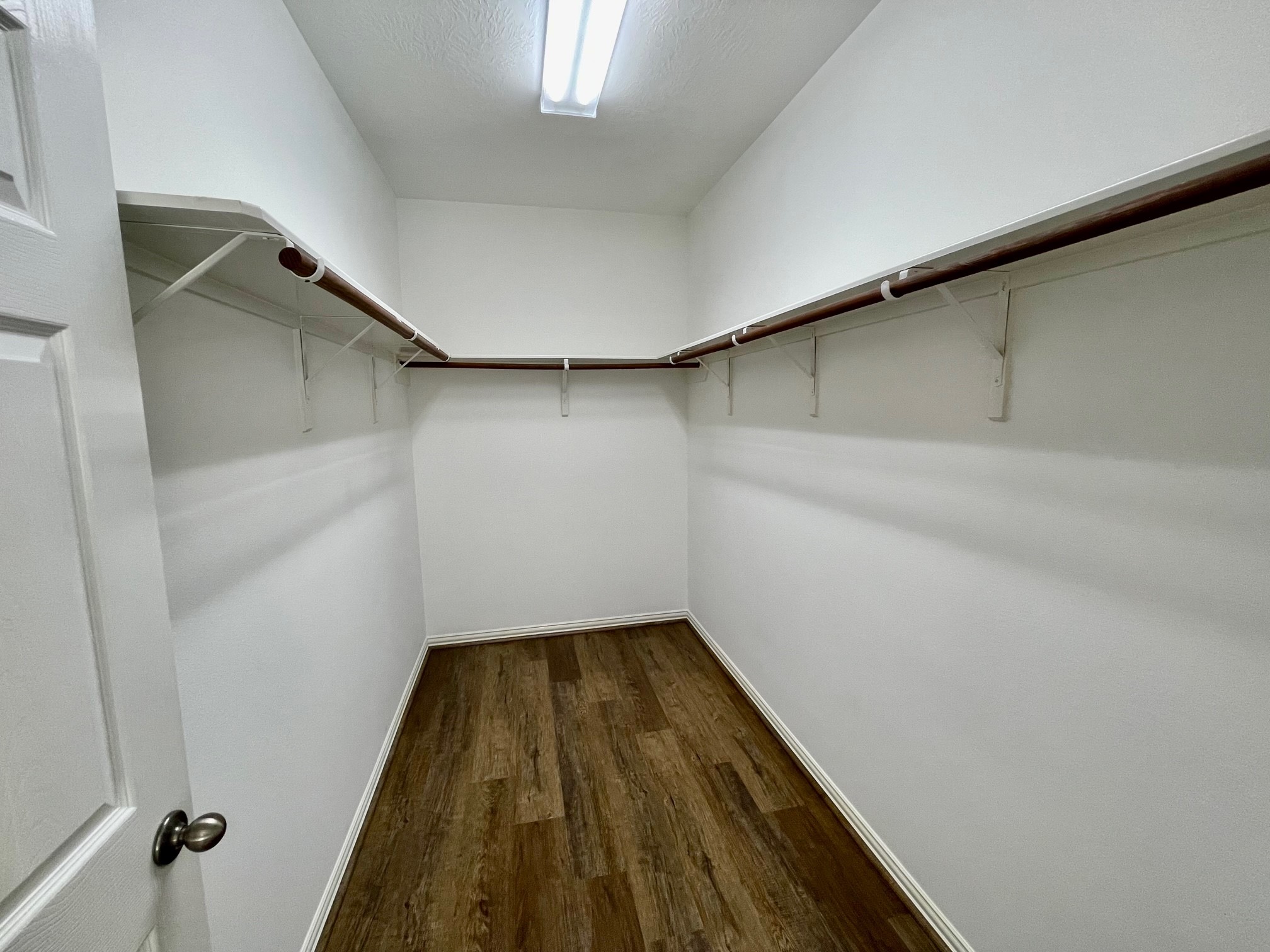 Spacious primary master  bedroom closet