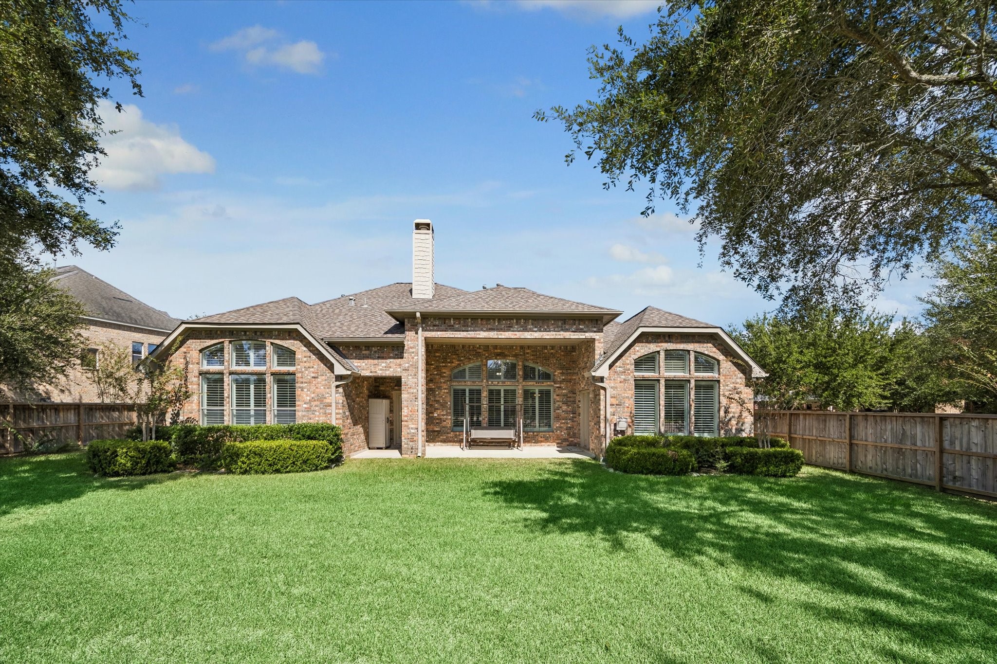 Large covered patio!