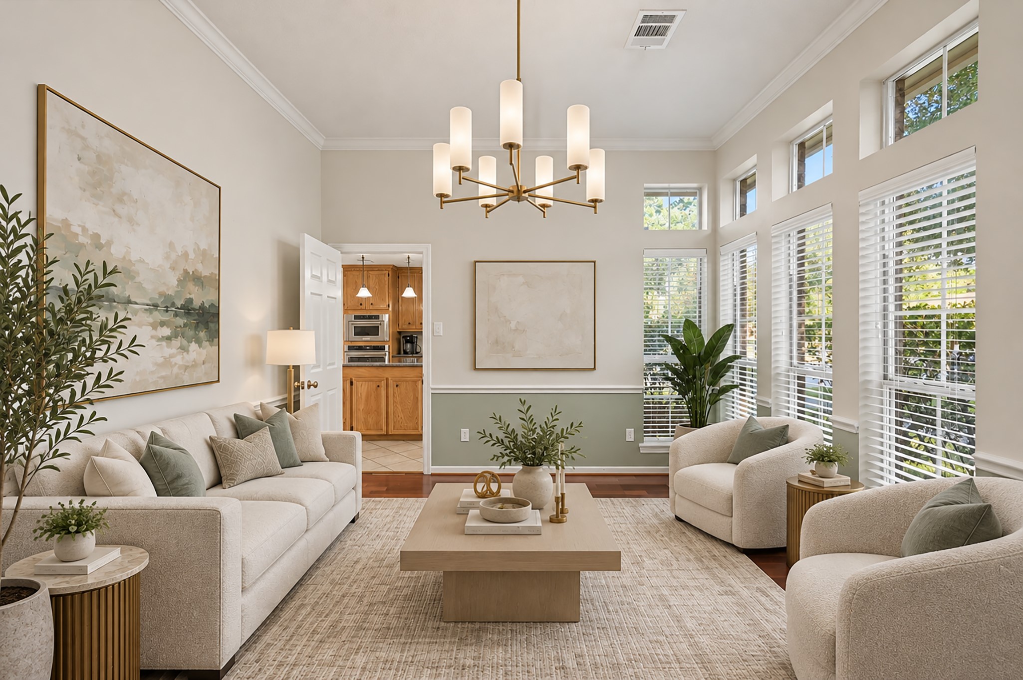 VIRTUALLY STAGED DINING ROOM