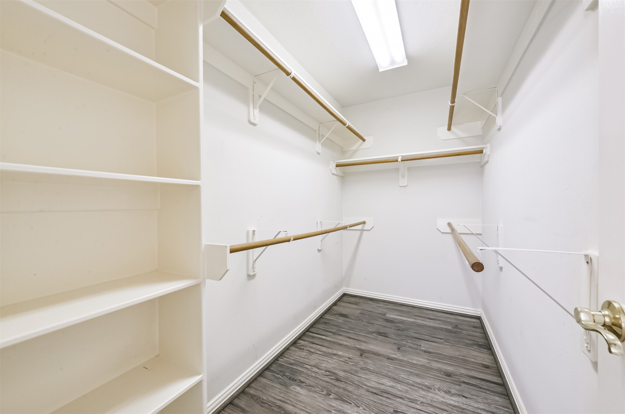 Large walk in closet.
