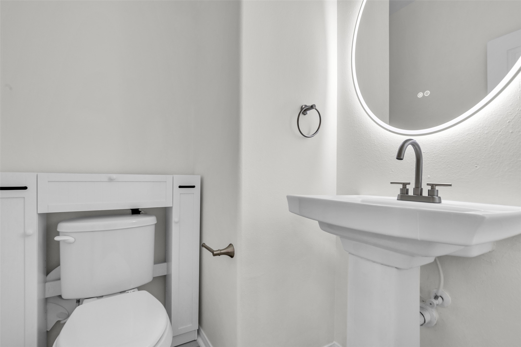 Downstairs half bath