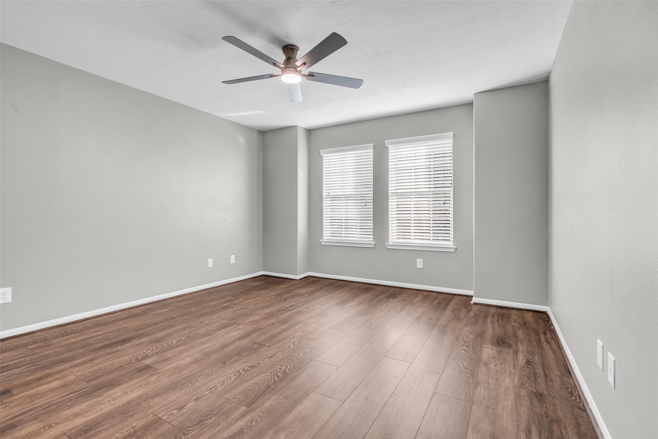 Upstairs secondary bedroom. Total of 3 bedrooms upstairs.