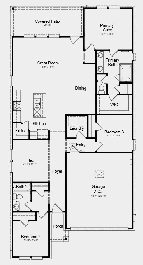 Additional Highlights Include: extended LVP flooring to flex.