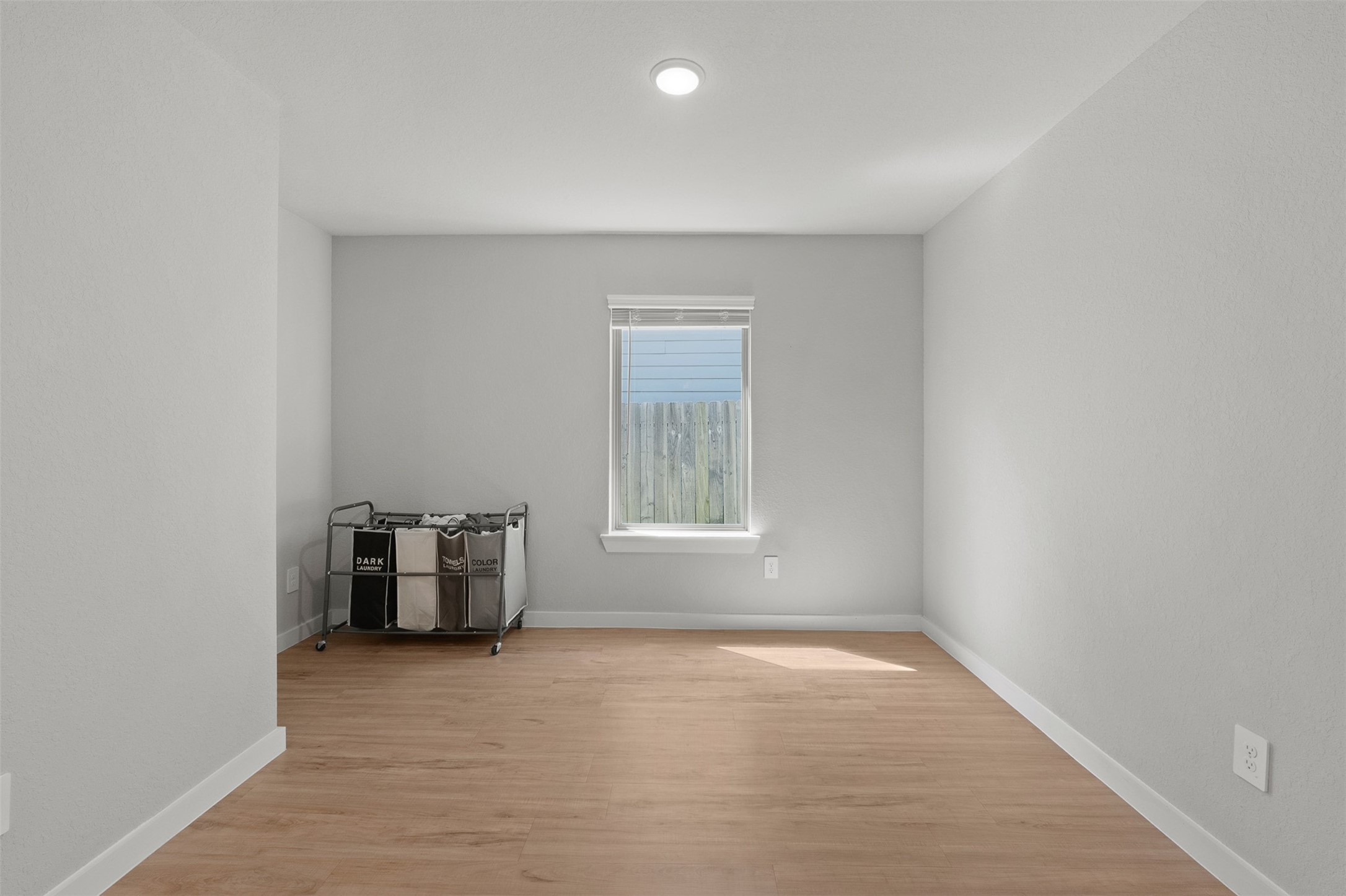 Open space separate from the living room/ kitchen,