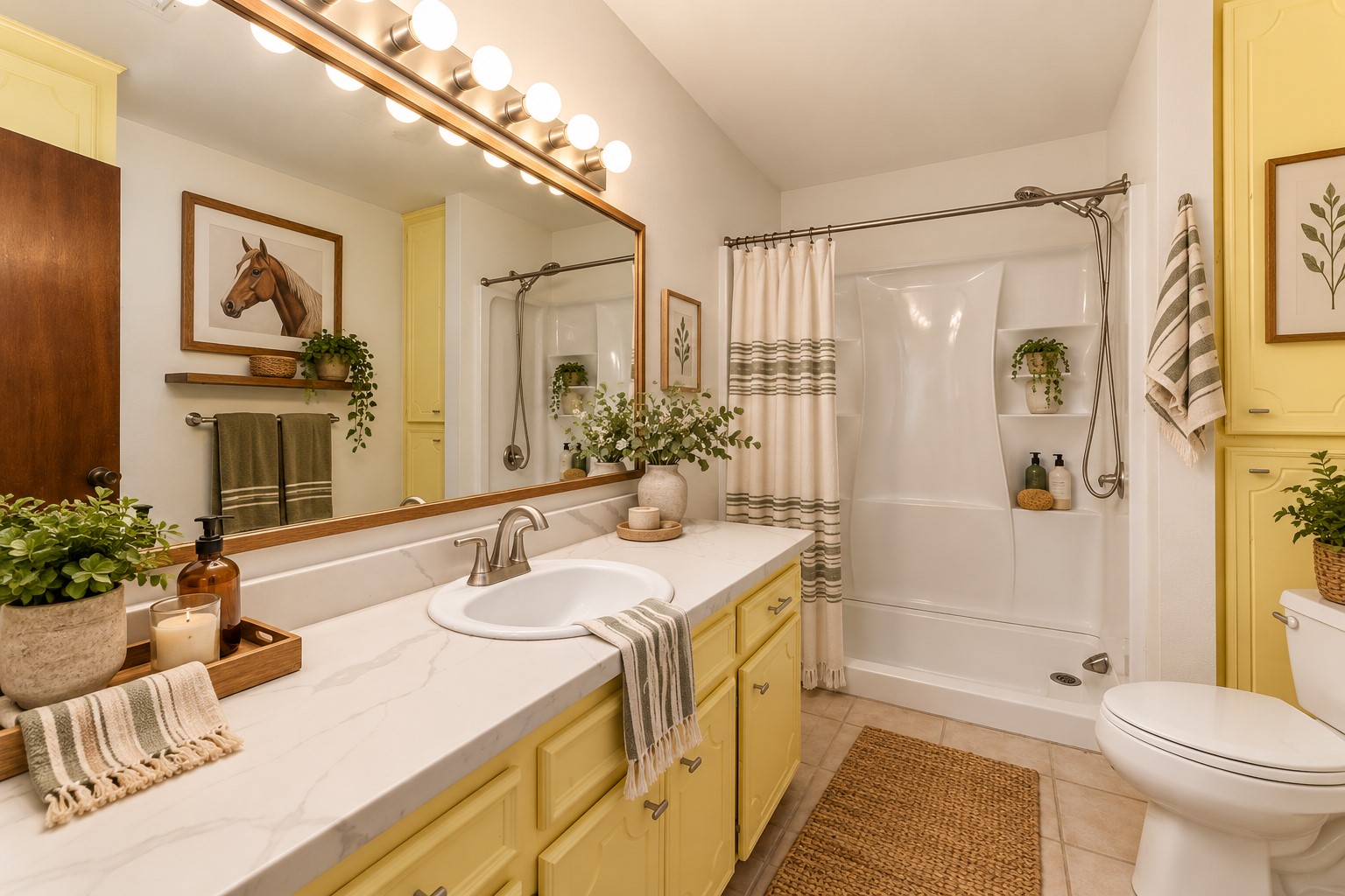VIRTUALLY STAGED to show rooms potential.