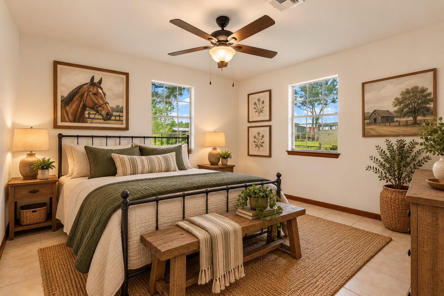 VIRTUALLY STAGED to show rooms potential.