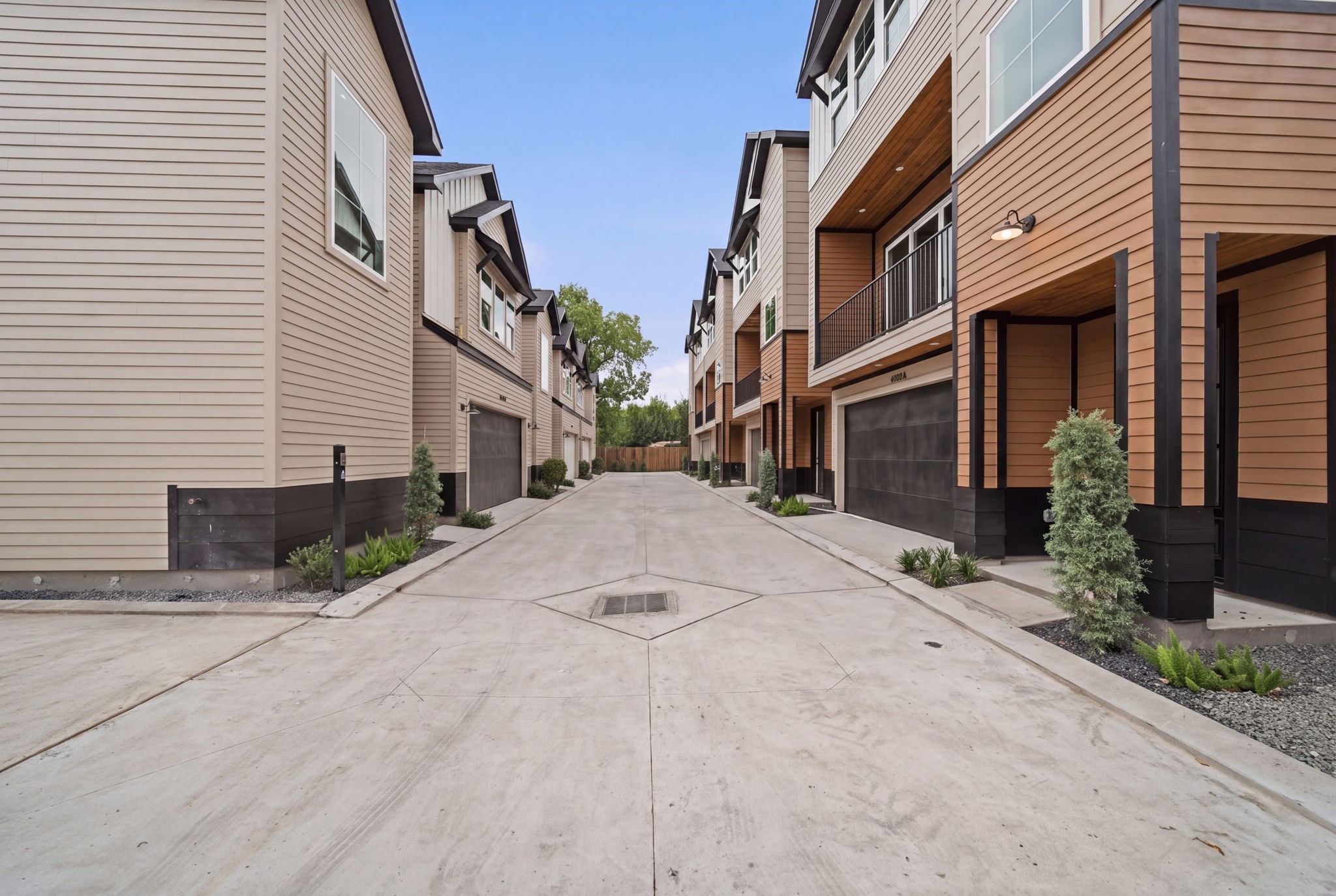 Gated community featuring Contemporary clean architecture and modern finishes.