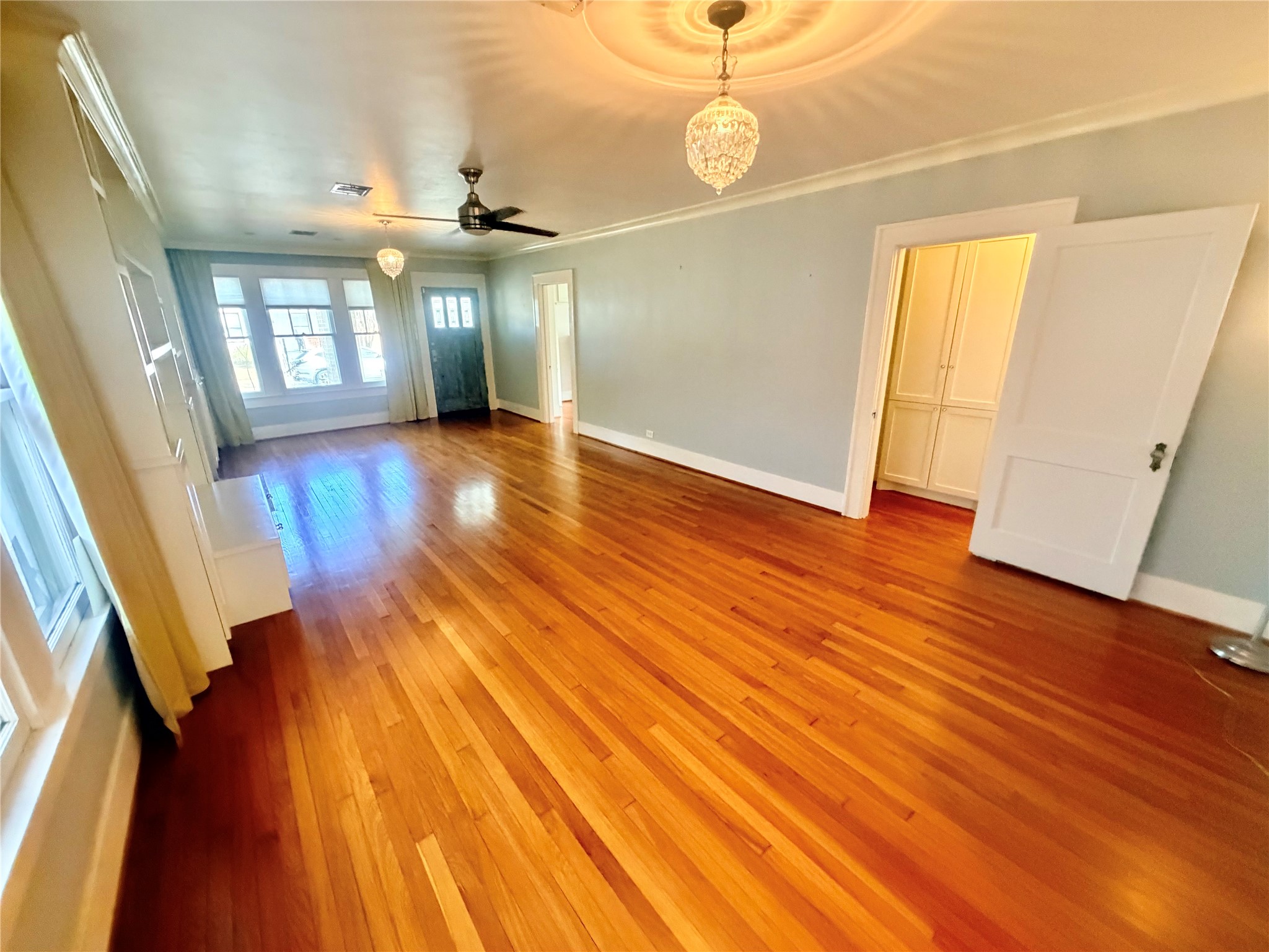 view of living dining room from kitchen