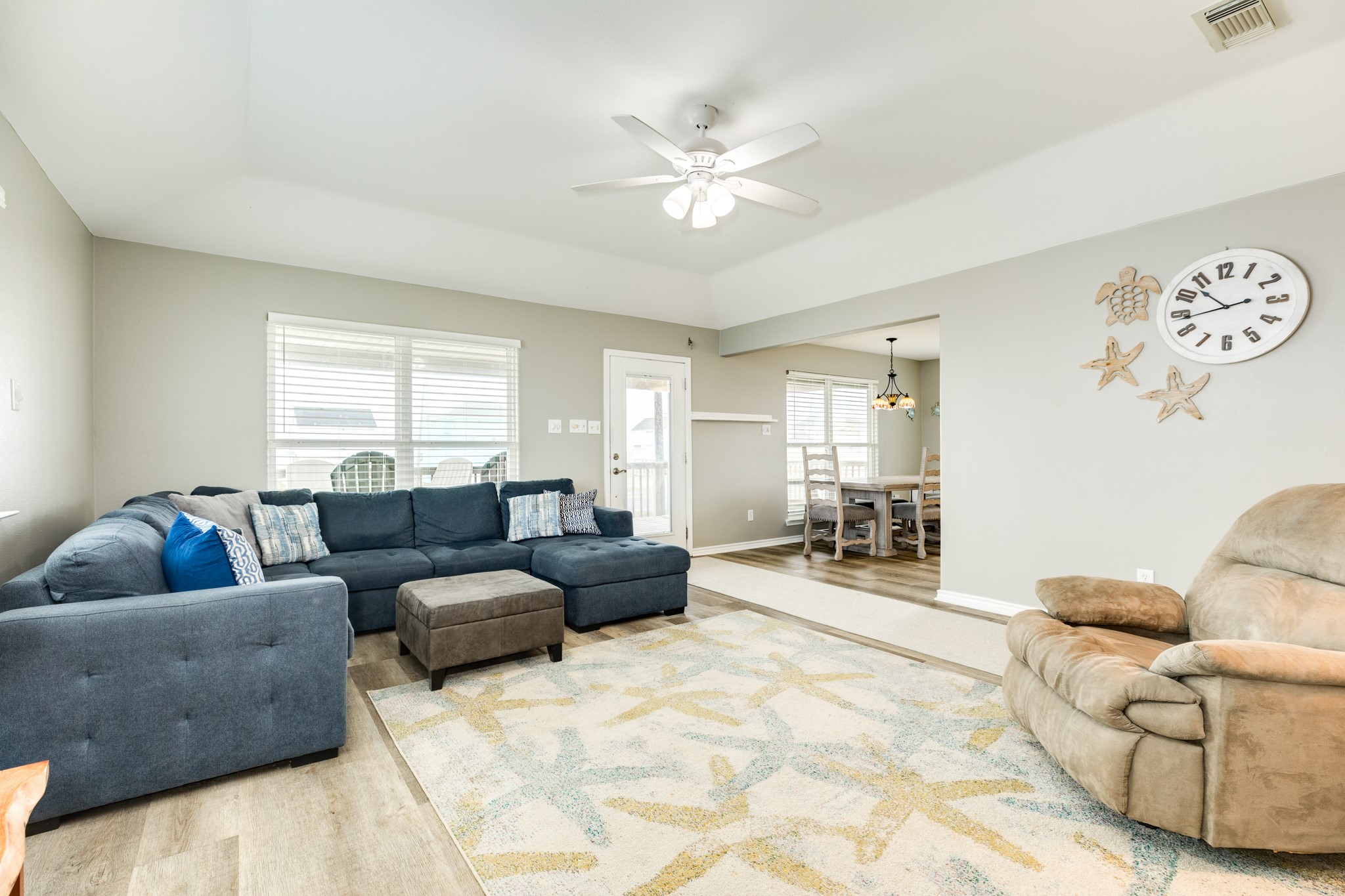 You will find the living room spacious and able to accommodate large groups. You will find the living room spacious and able to accommodate large groups.