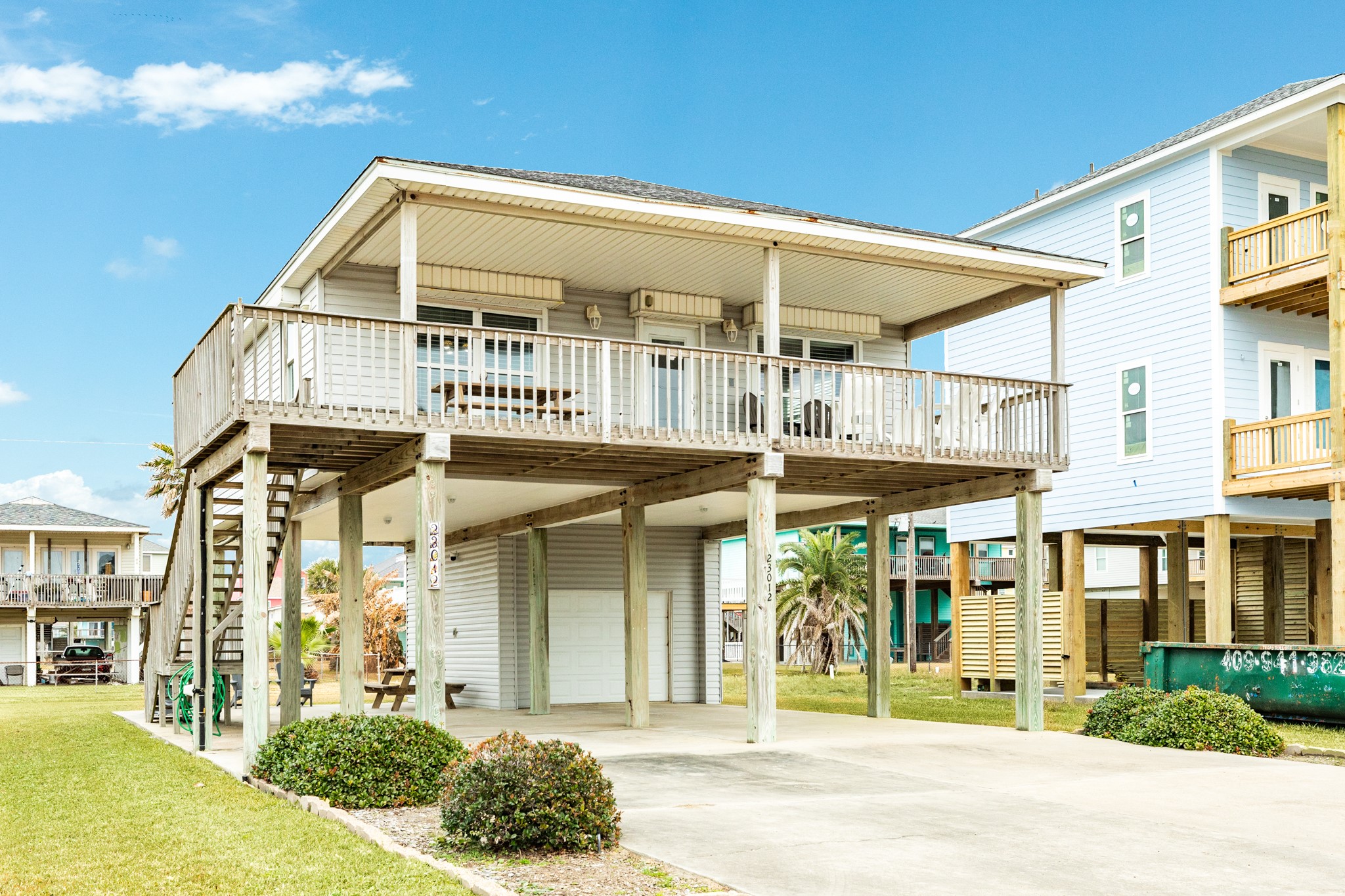 Home has a nice wide/long driveway. Perfect for accommodating family, friends and guests.