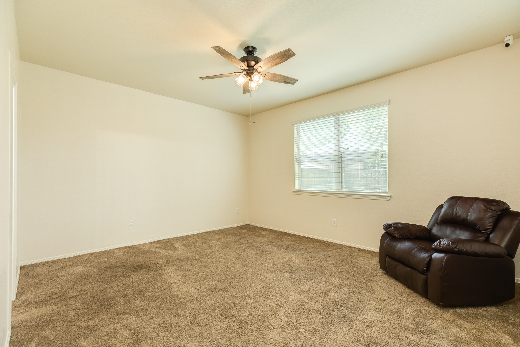 Primary bedroom located downstairs.