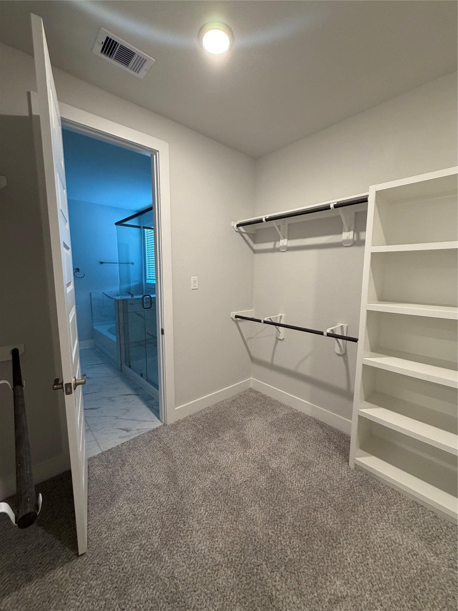 Primary walk-in closet