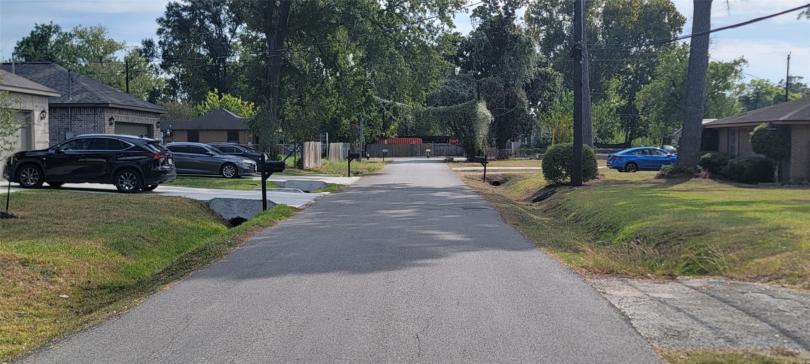 Down the street Down the street