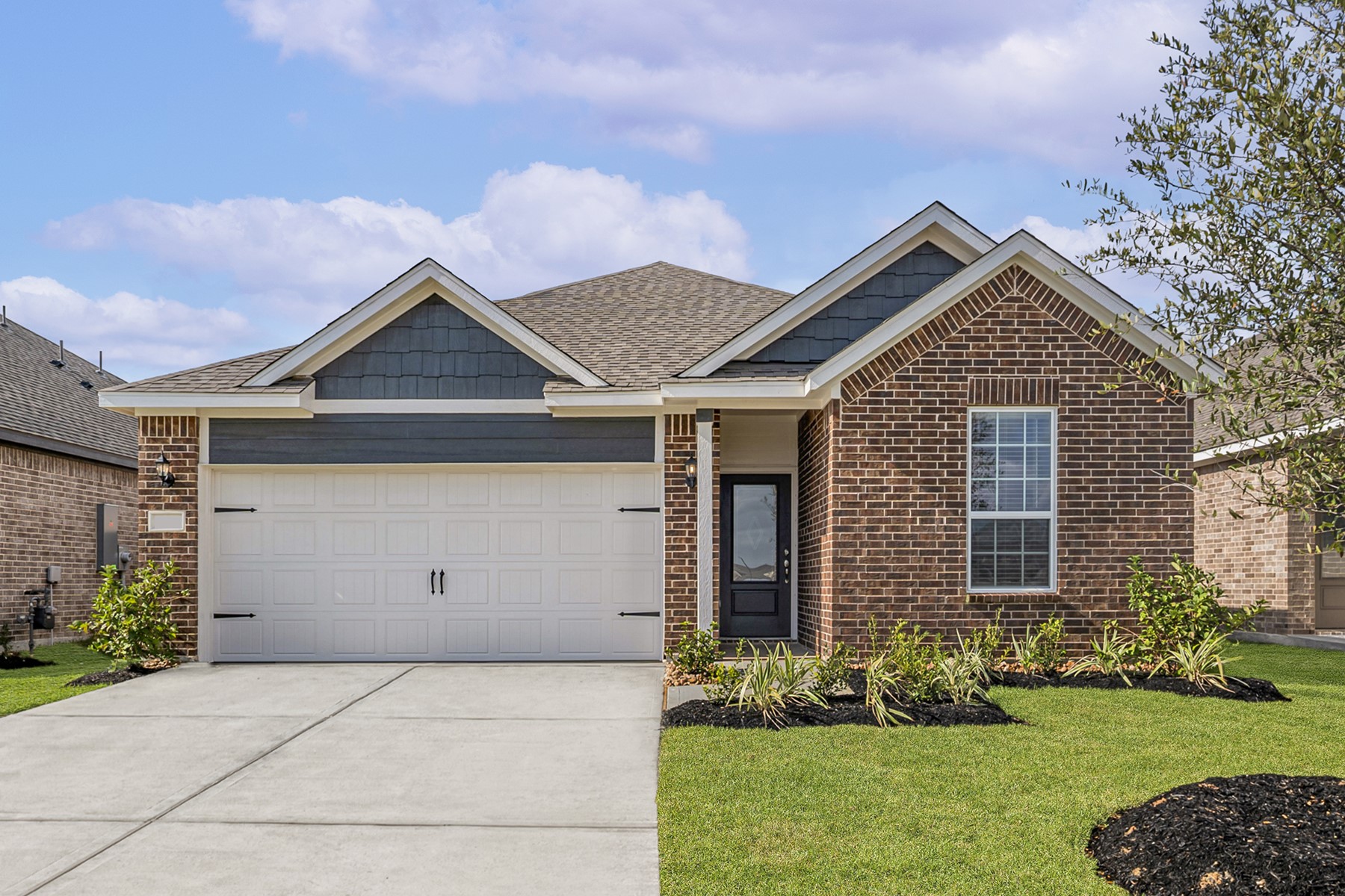 The Montgomery Plan to be built at 8926 Mystery Stone. Actual home may have different finishes or selections that completed example photos.