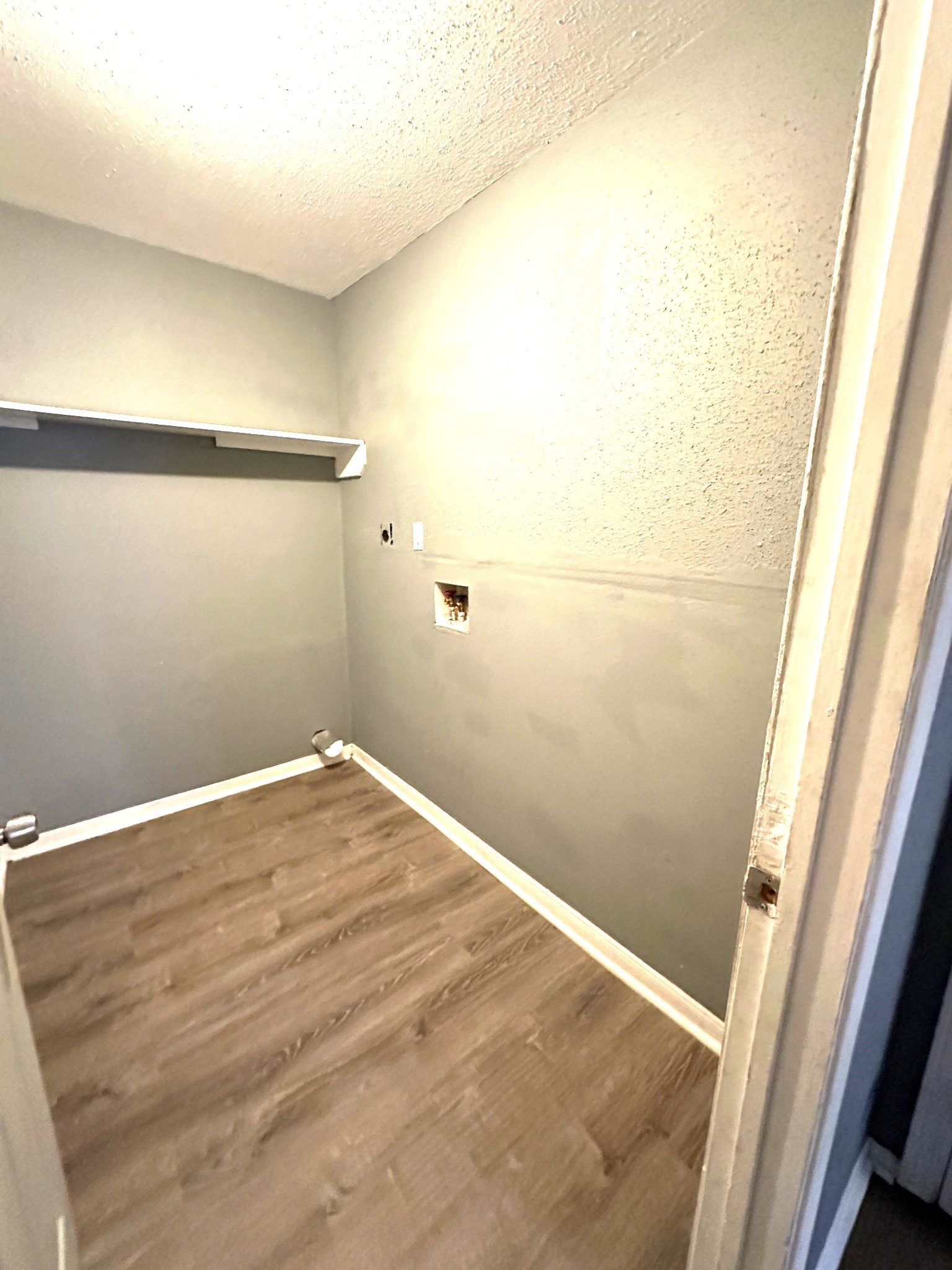 closet and utility room
