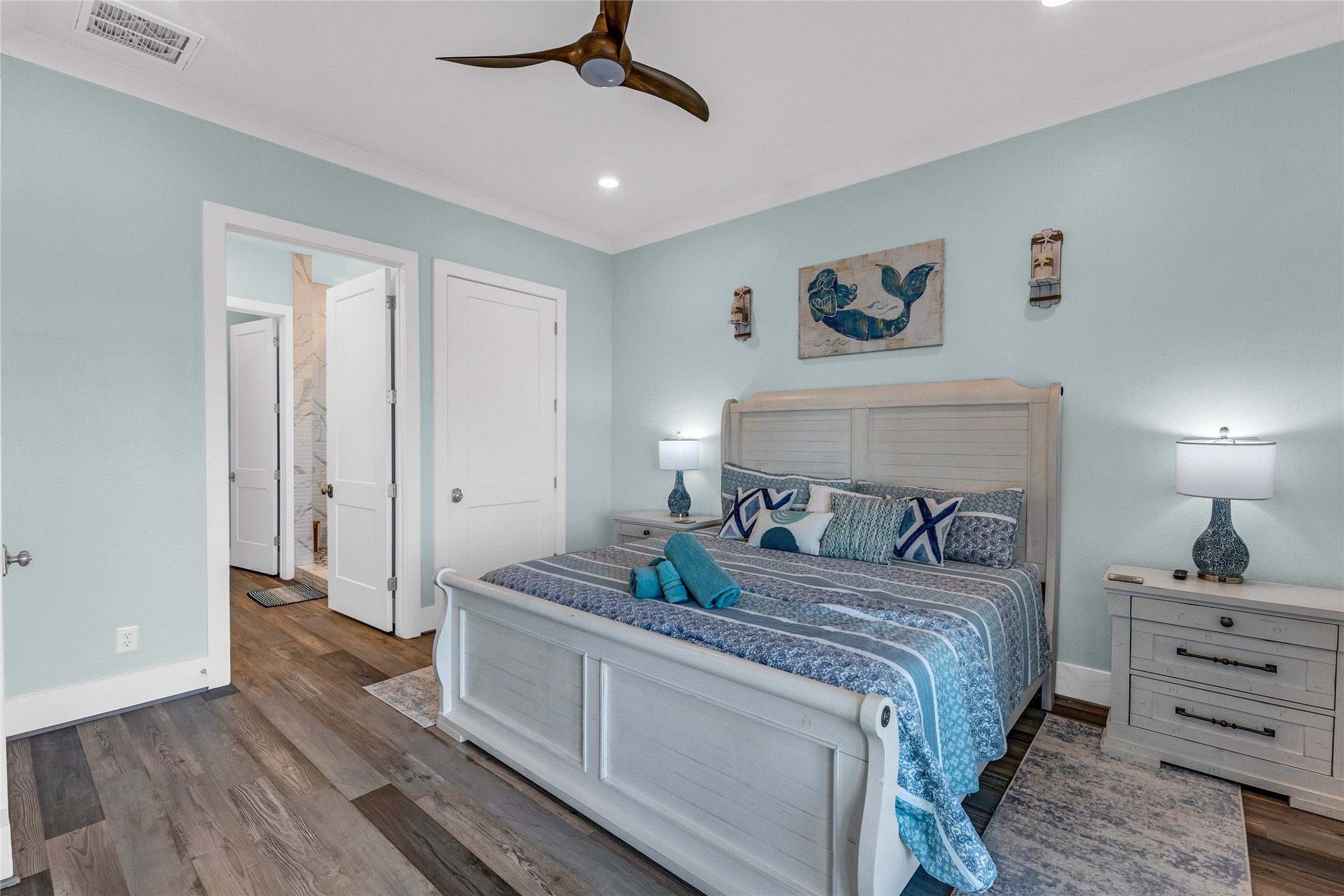 Primary suite on second floor.