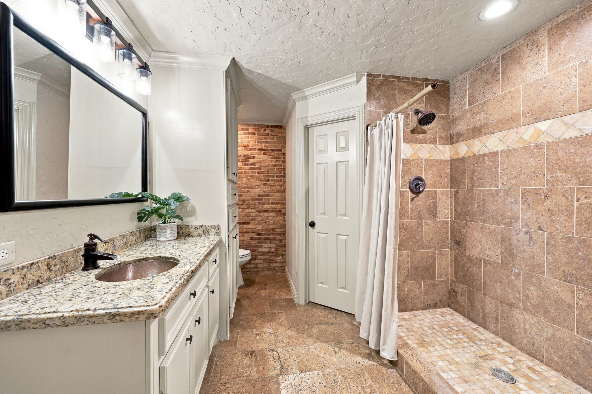 Front Primary Bath with walk-in shower