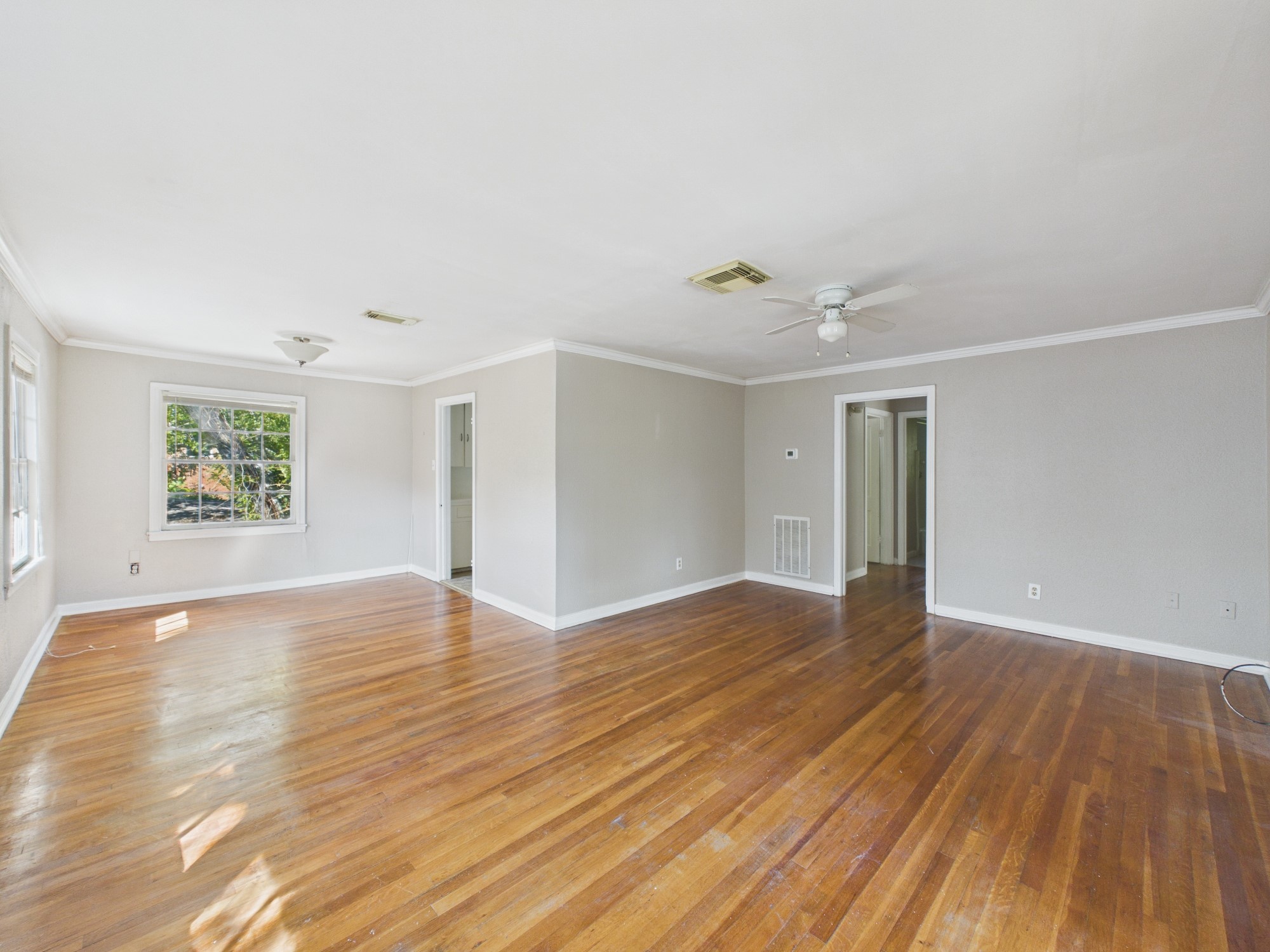 Original Hardwood Flooring w/Flexible Living/Dining Combo
