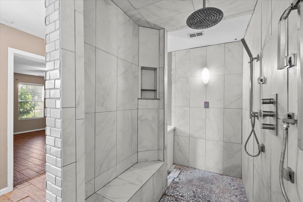 Check out the primary shower!
