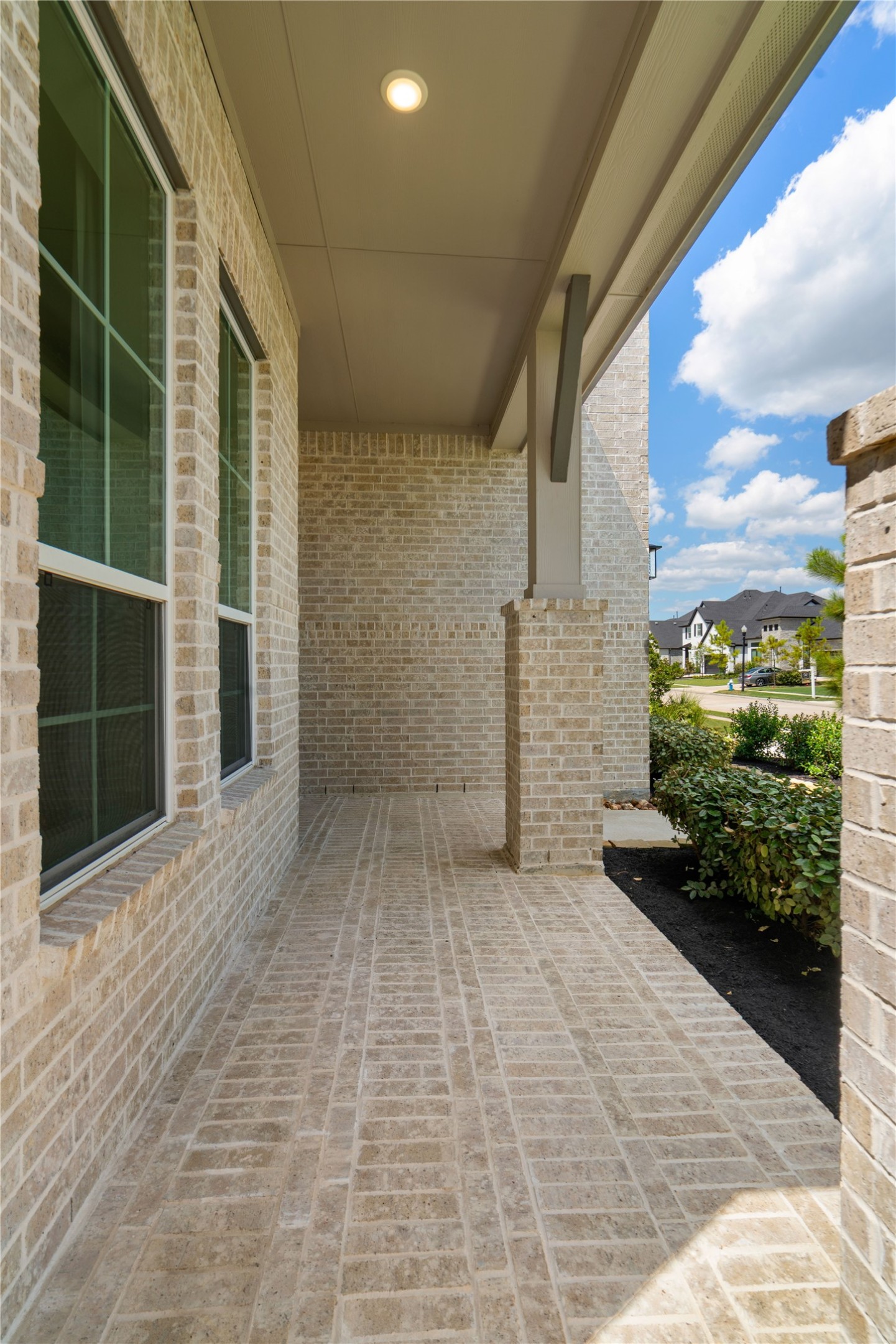 Covered front porch