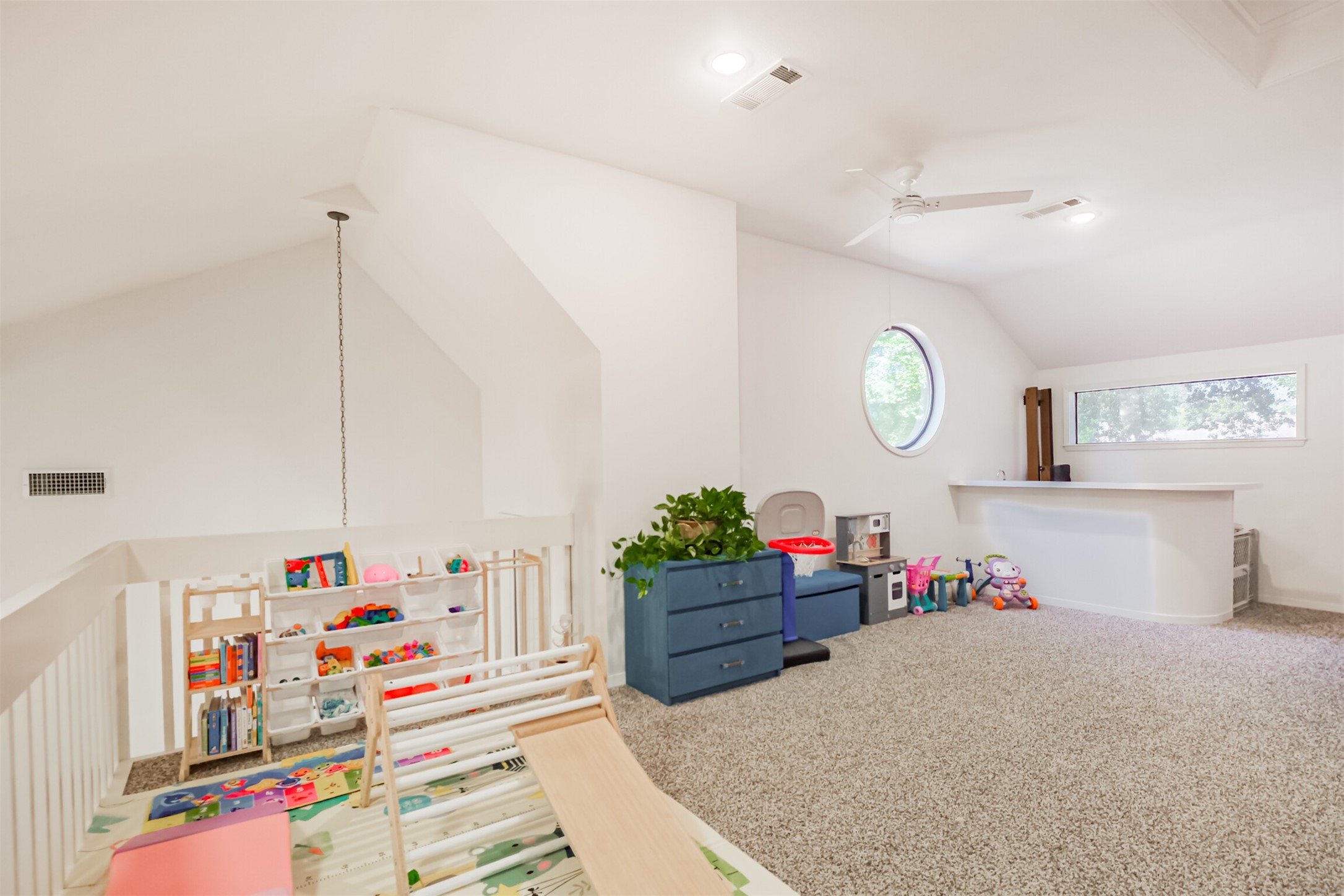 The game room is perfect for a play area for the kids or your own personal space for game day!