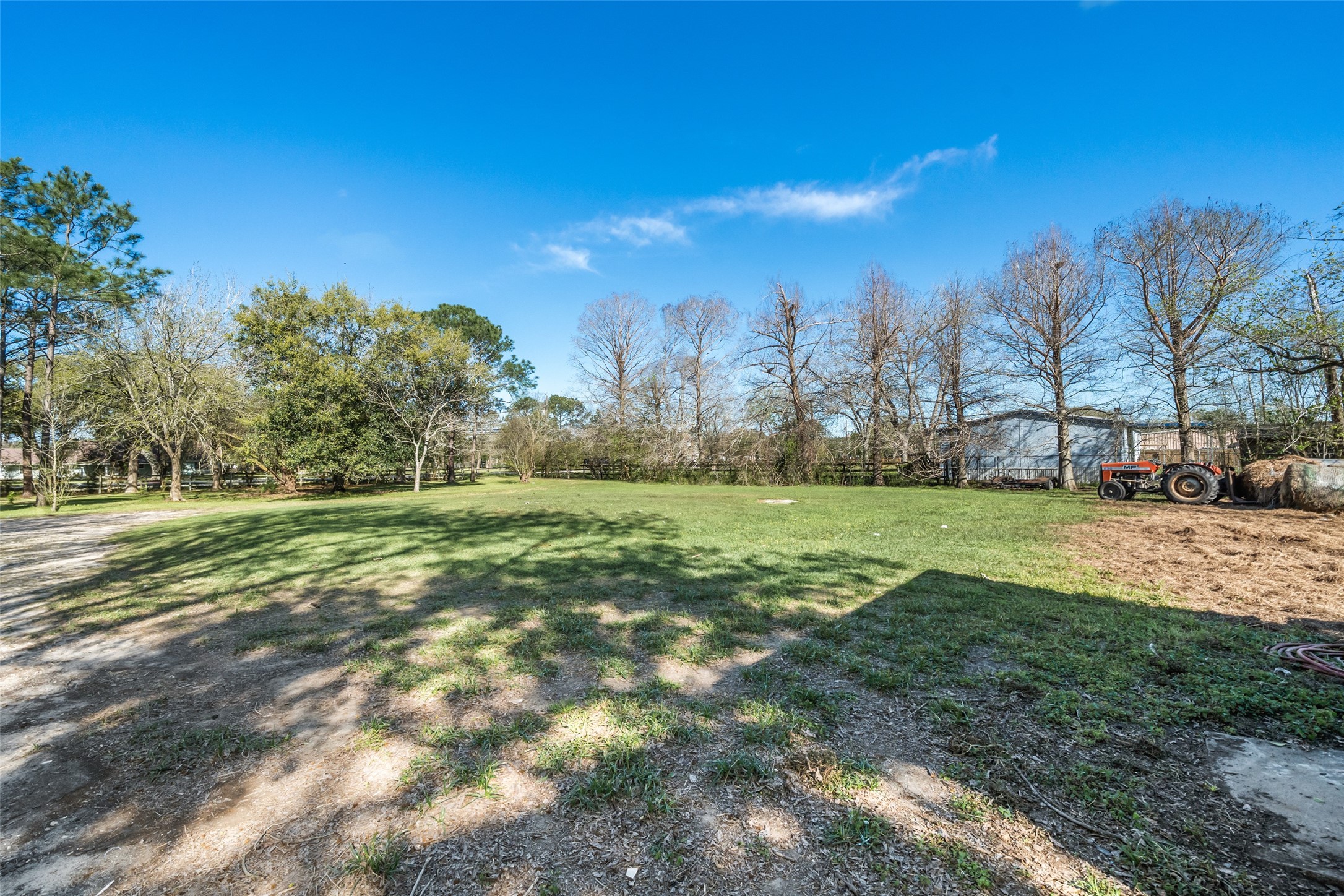 Open space towards front of property