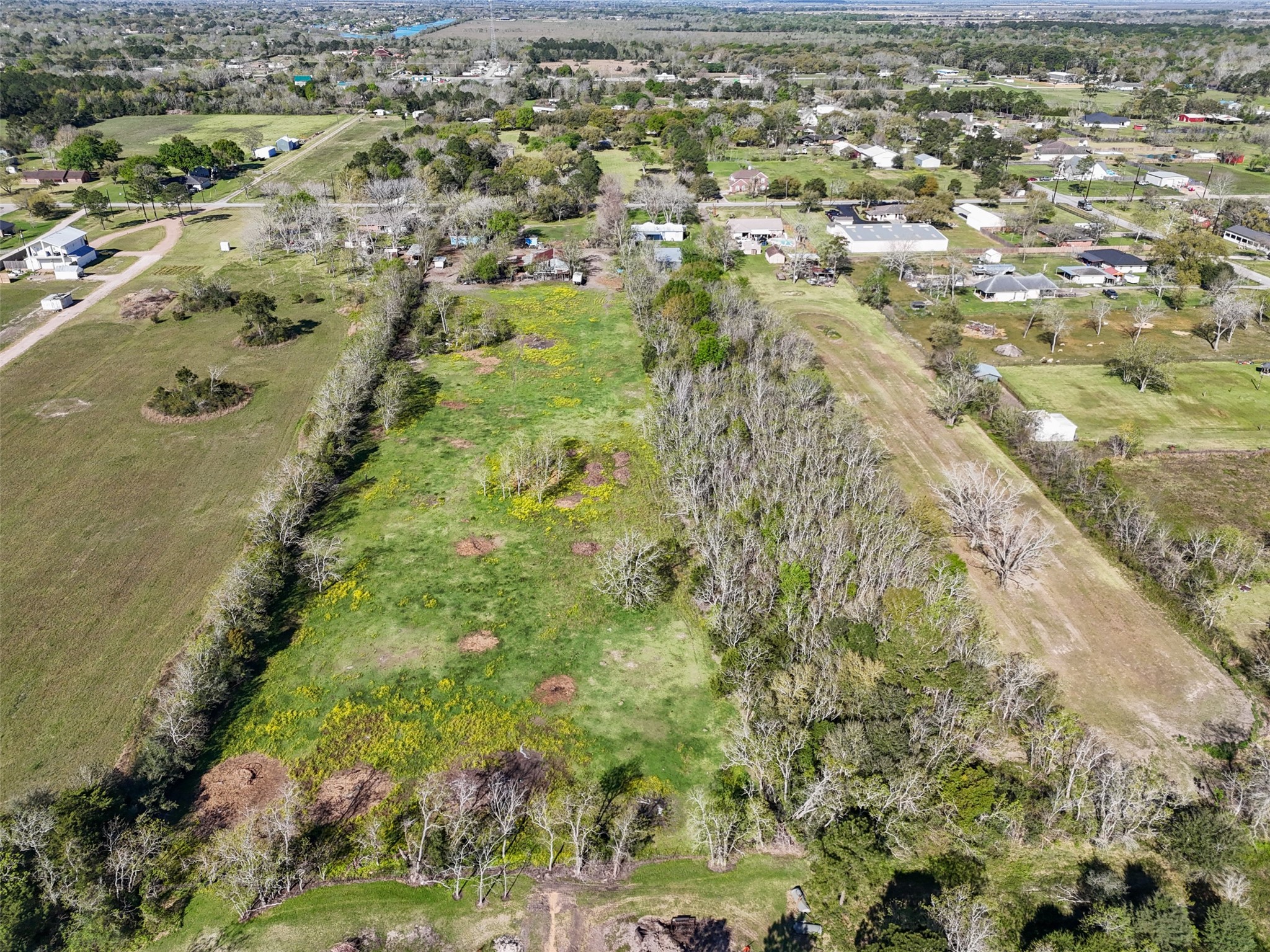 Aerial view from back of property