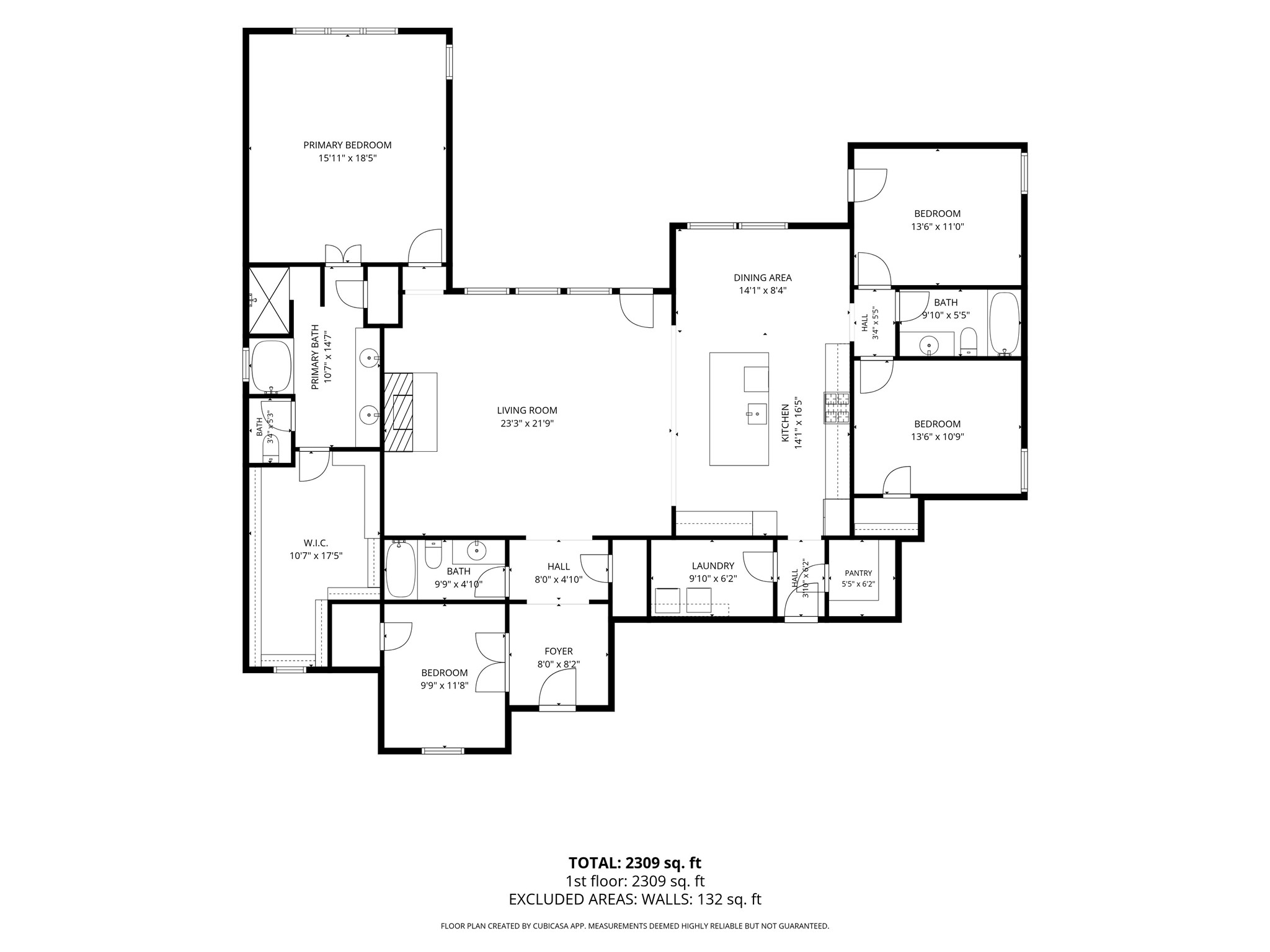 Functional floorplan offering both open gathering spaces and private retreats