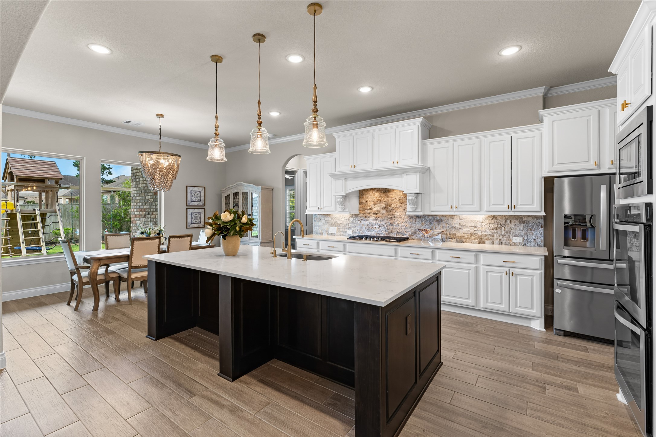 Expansive kitchen layout ideal for entertaining and everyday functionality