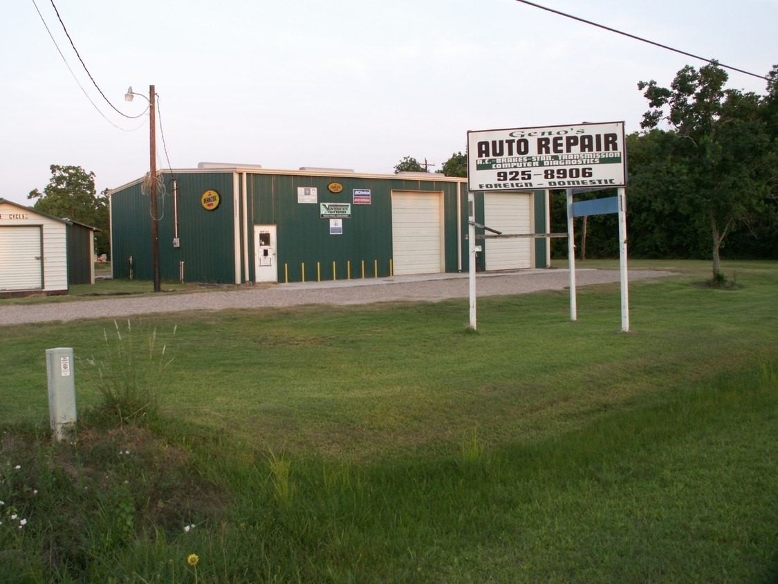 Shop in front of land