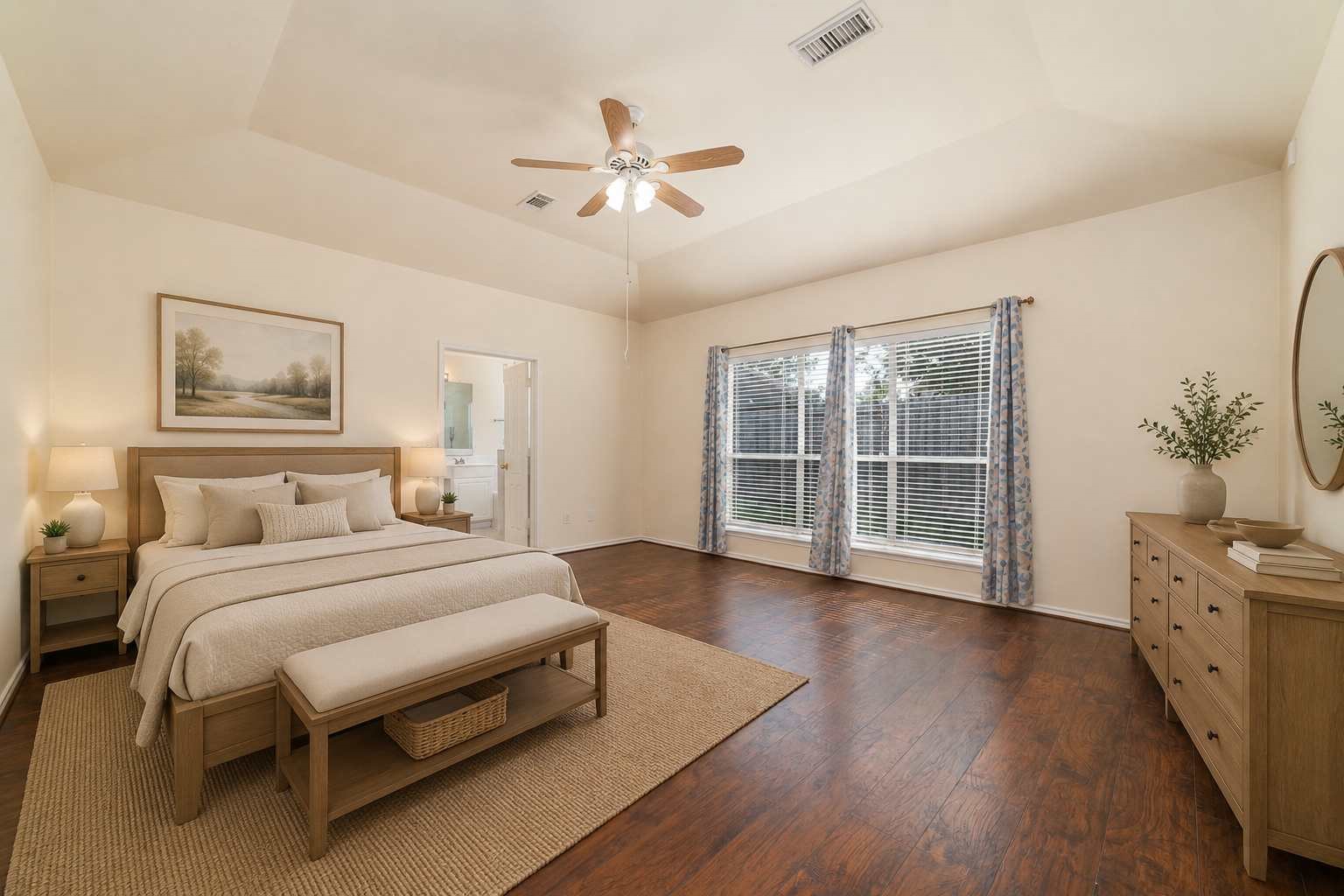 Virtual staging -Primary bedroom