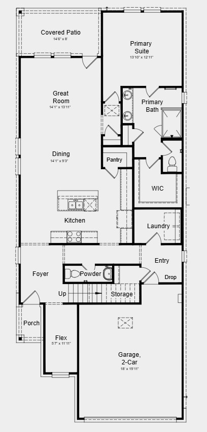 Additional Highlights Include: extended LVP flooring into flex.