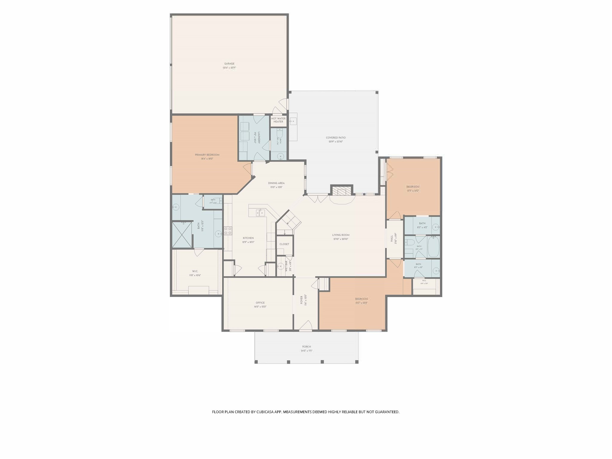 1st floor dimensions