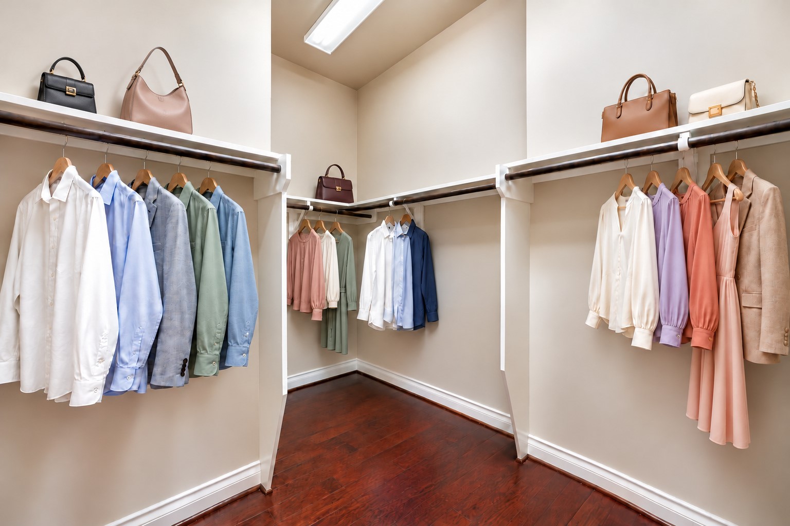 Primary closet