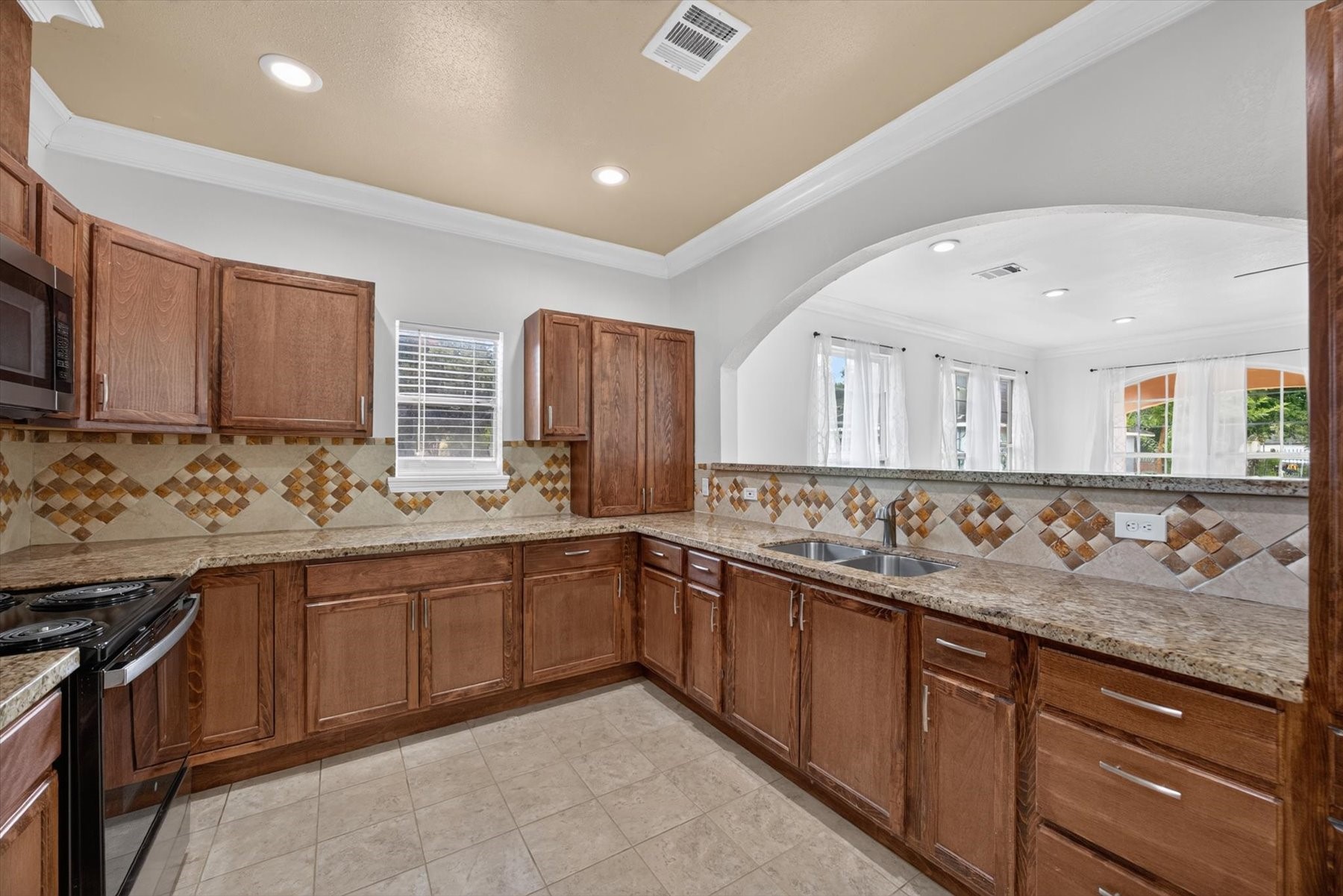 Gourmet Kitchen Featuring Granite Countertops Gourmet Kitchen Featuring Granite Countertops