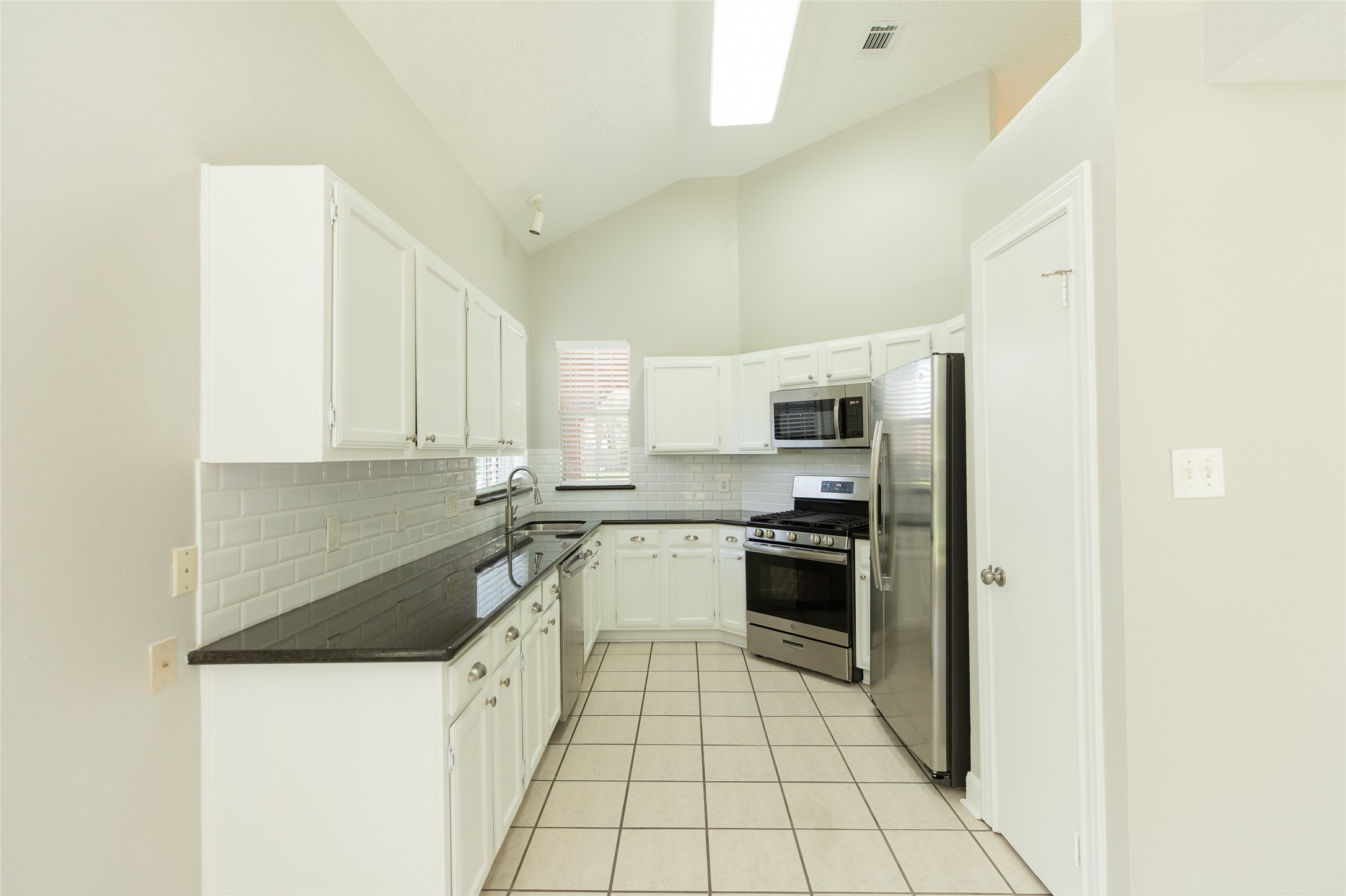 Refrigerator not included and has been removed