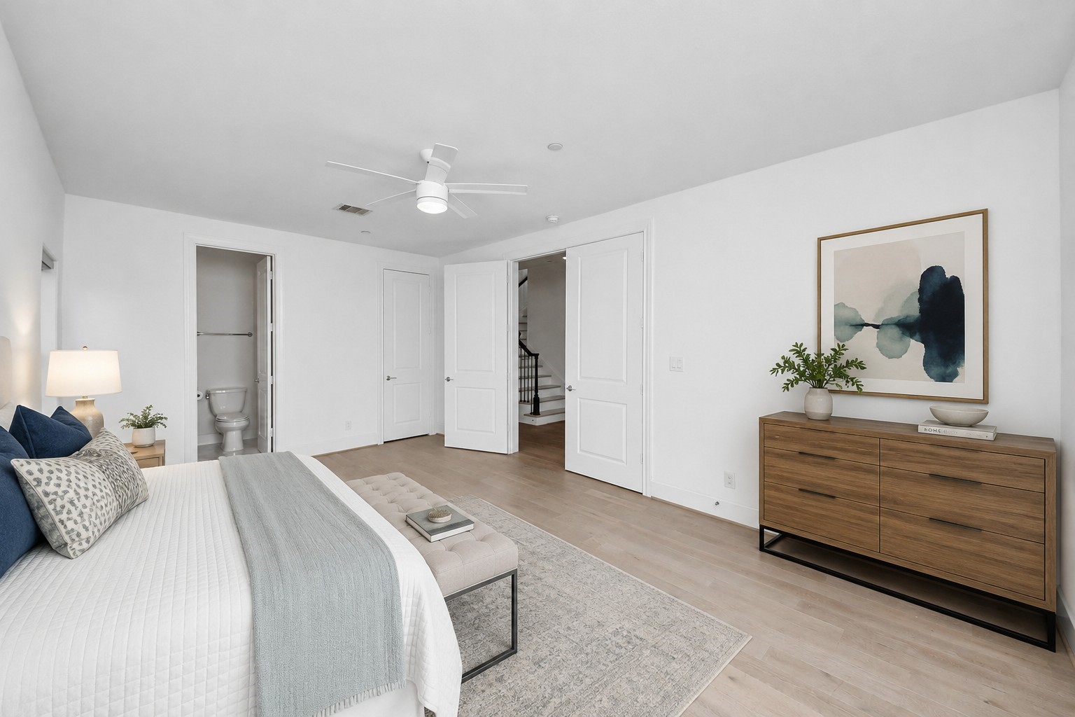 First bedroom on the first floor**Virtually staged
