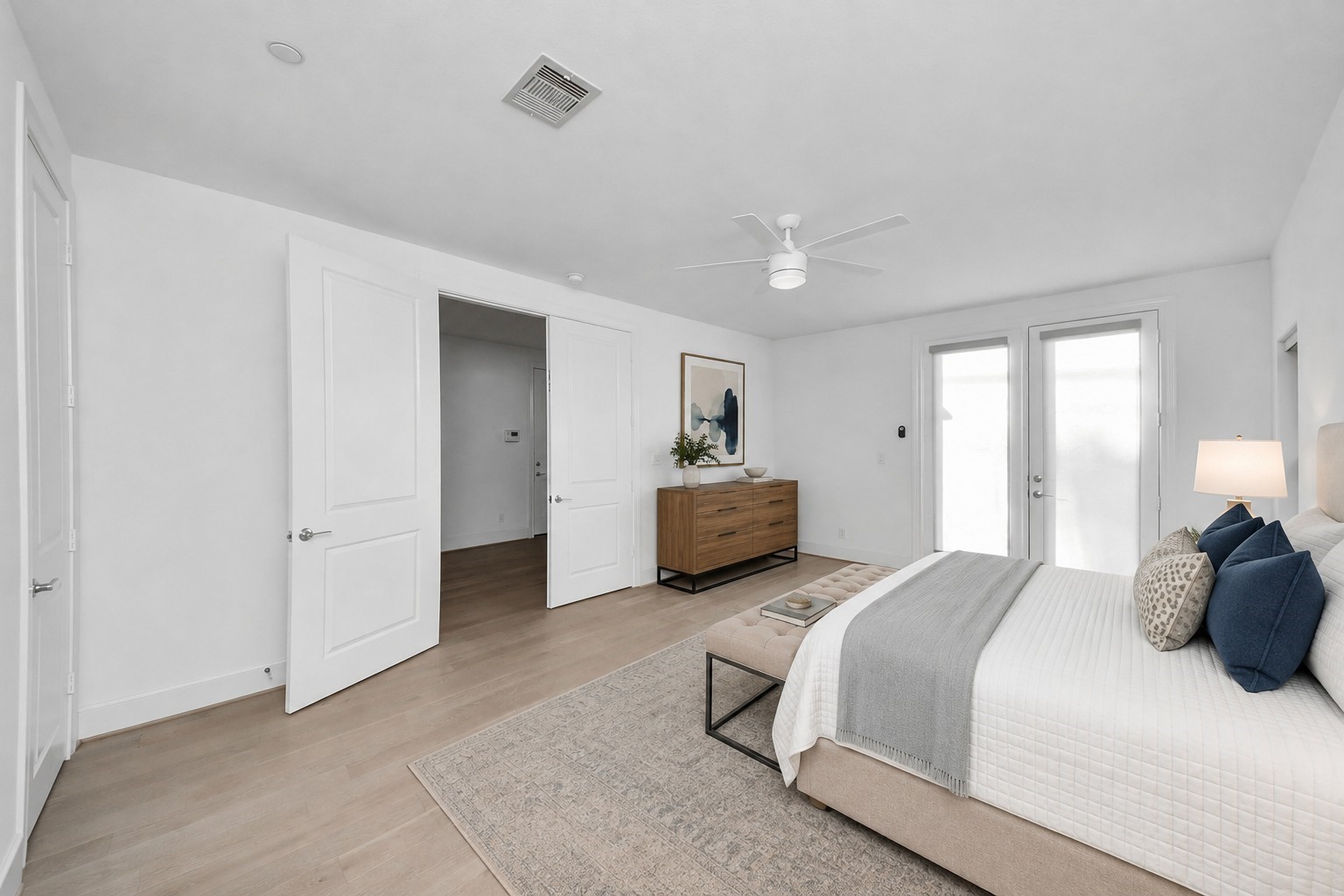 First bedroom on the first floor**Virtually staged