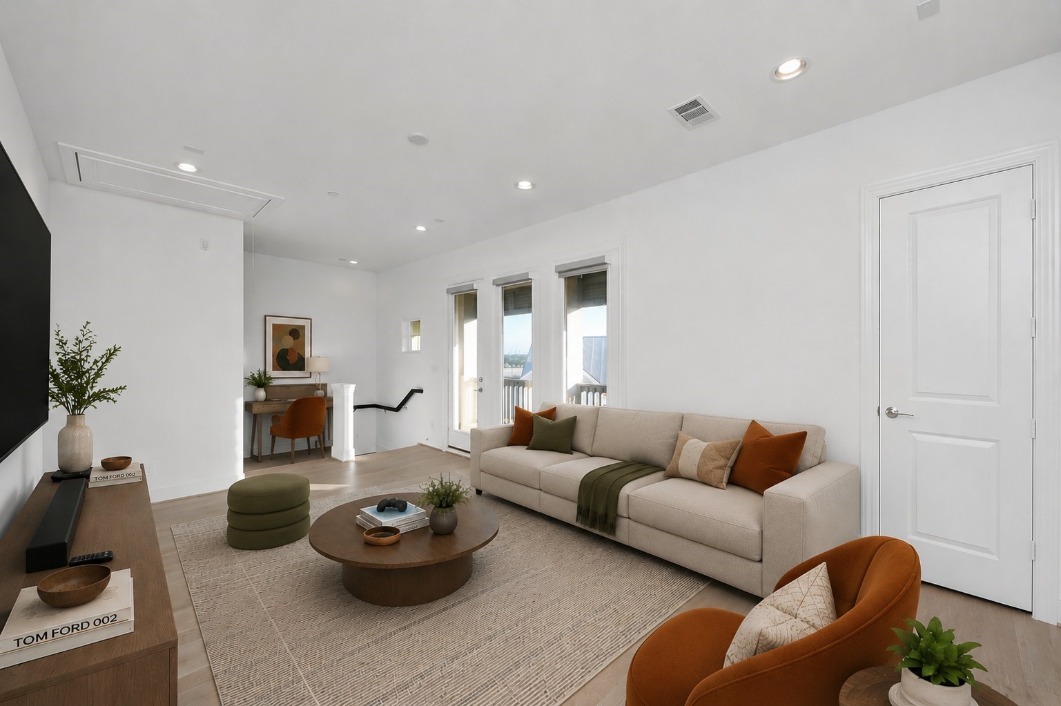 Virtually staged Game Room