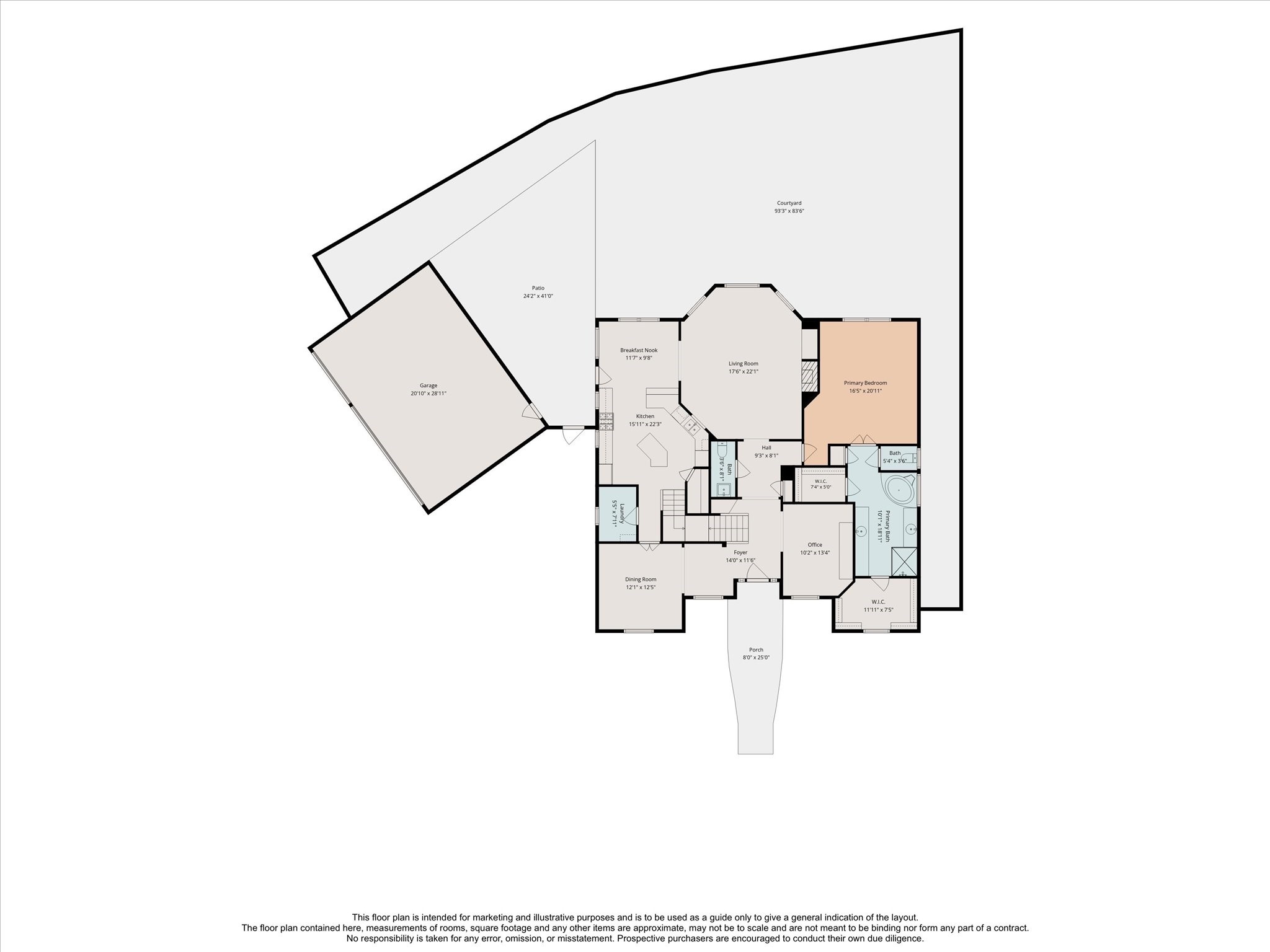 Floor plan of the first floor