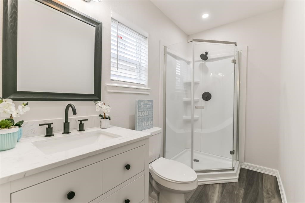 Updated Primary Bath with Walk-In Shower