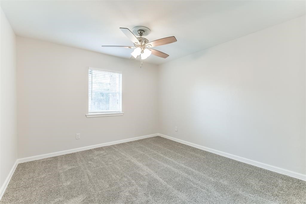 Primary Suite with view to the back yard.