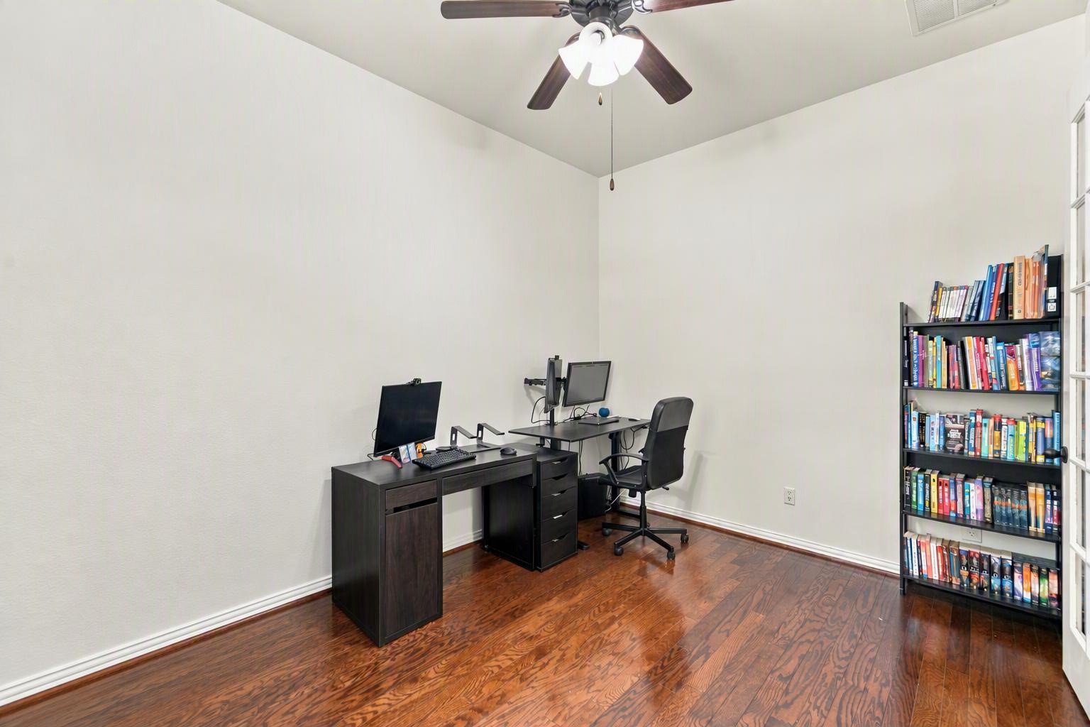 Another view of the spacious home office. Edited using AI tools.