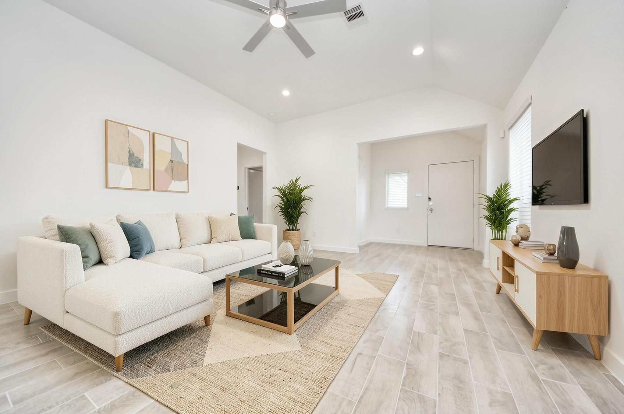 Virtually Staged - Living Room. Sample photo of completed home with similar floor plan. Actual colors and selections may vary.