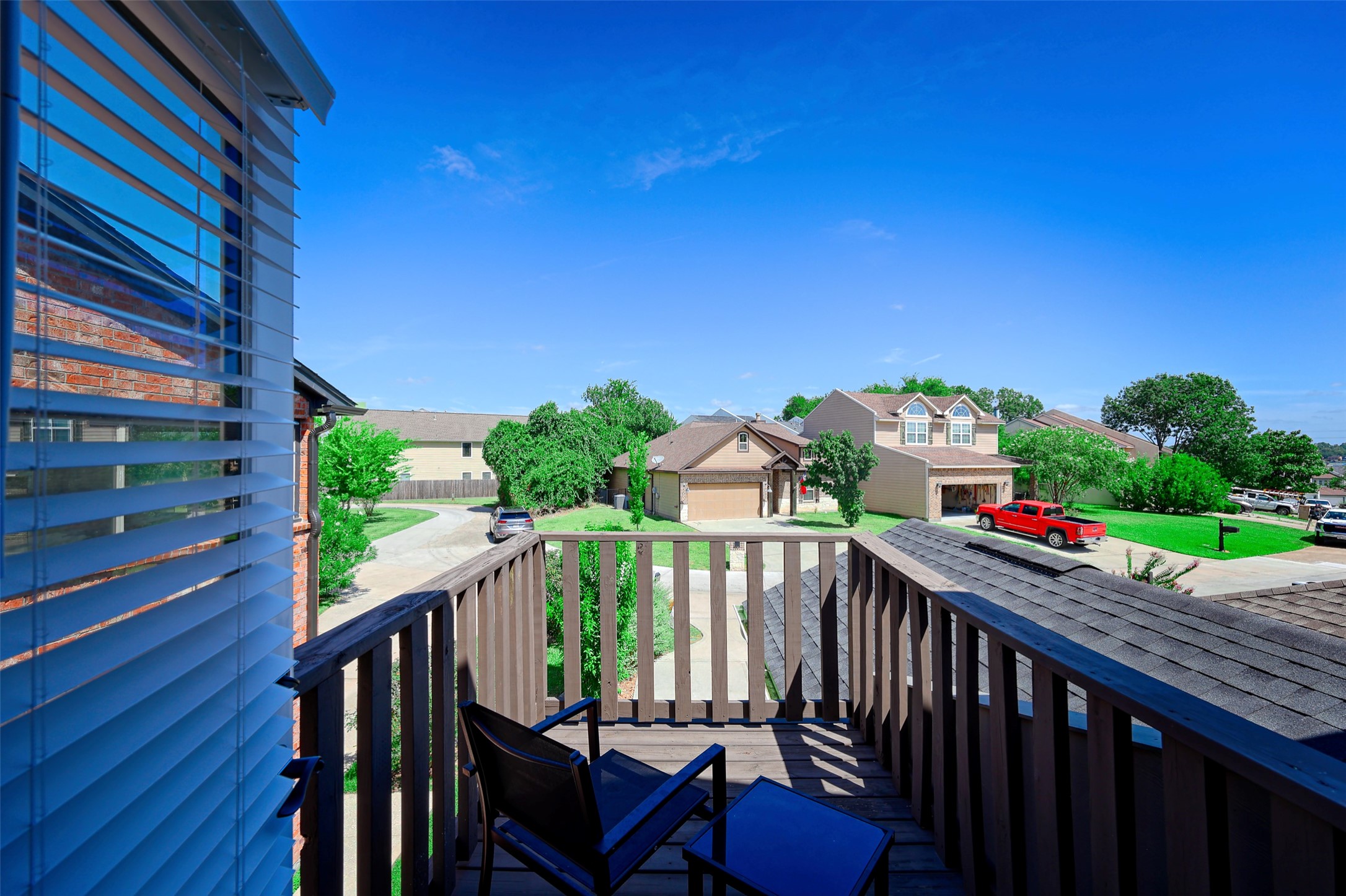 Upstairs Balcony