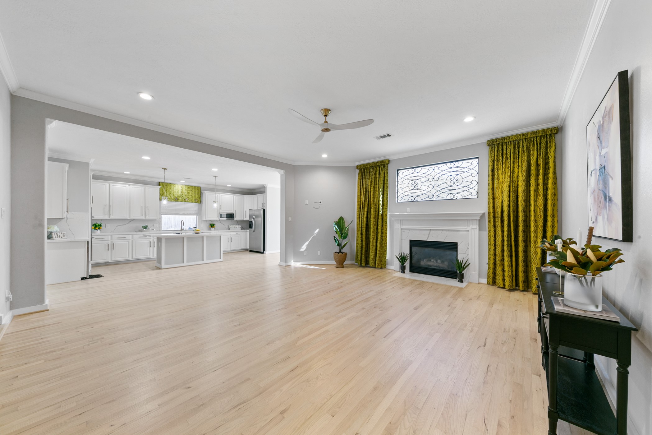 Large family room.